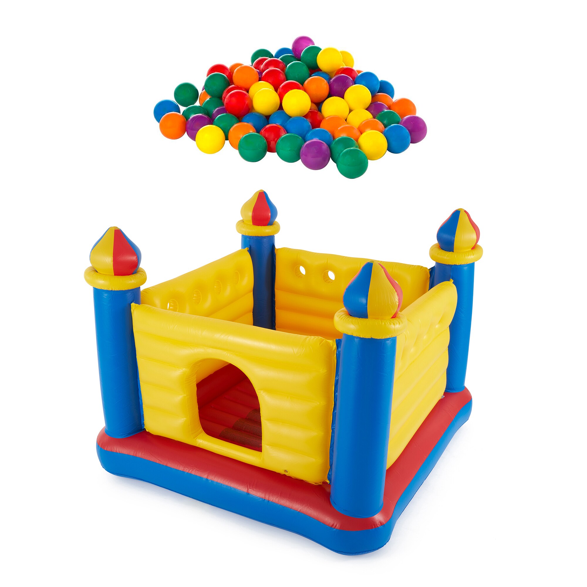 Intex 69-in x Polyethylene Bounce House in the Bounce Houses