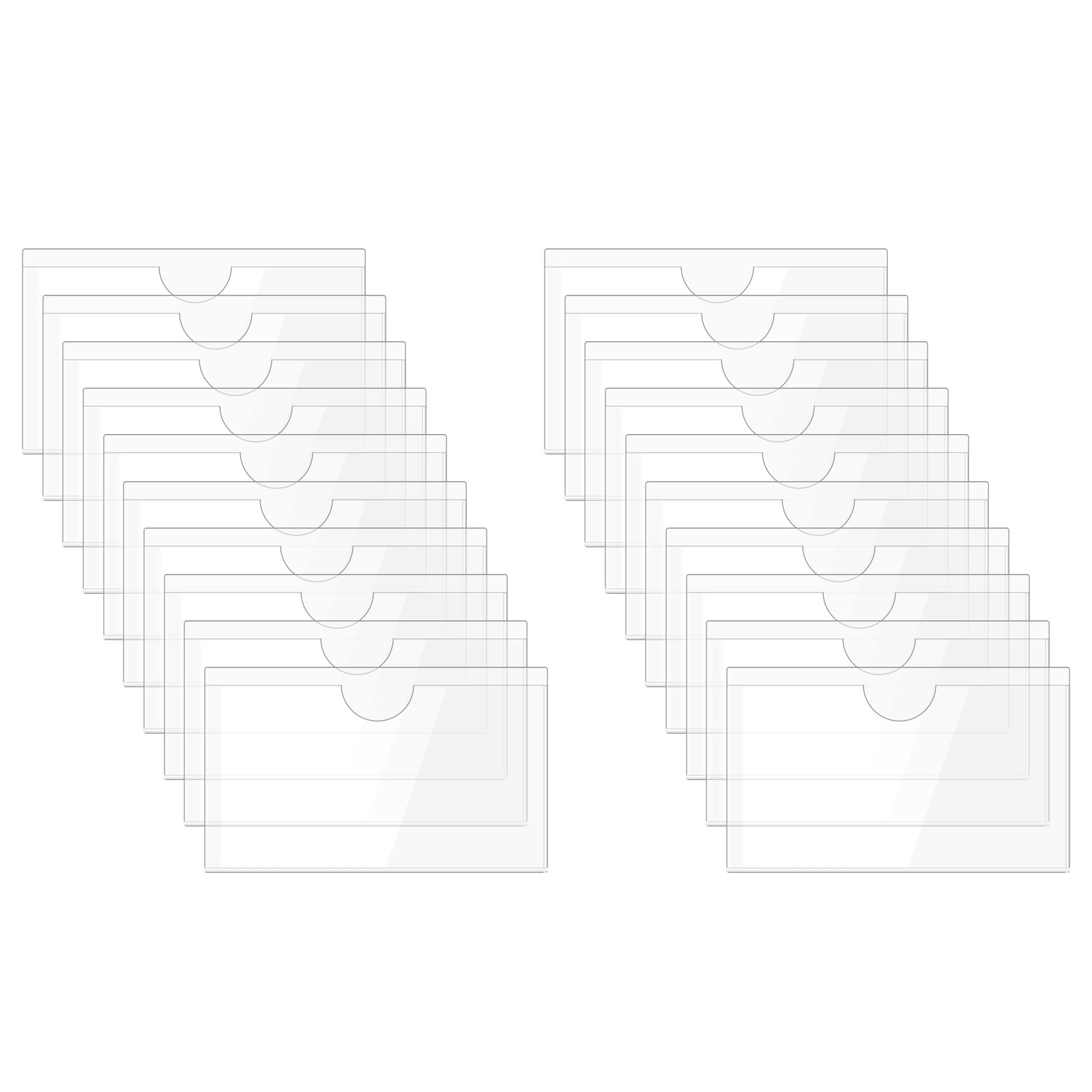 clear index card sleeves Transparent TCG Trading perfectly fitting 3x5 inch index cards 50 Pack Social Security Card