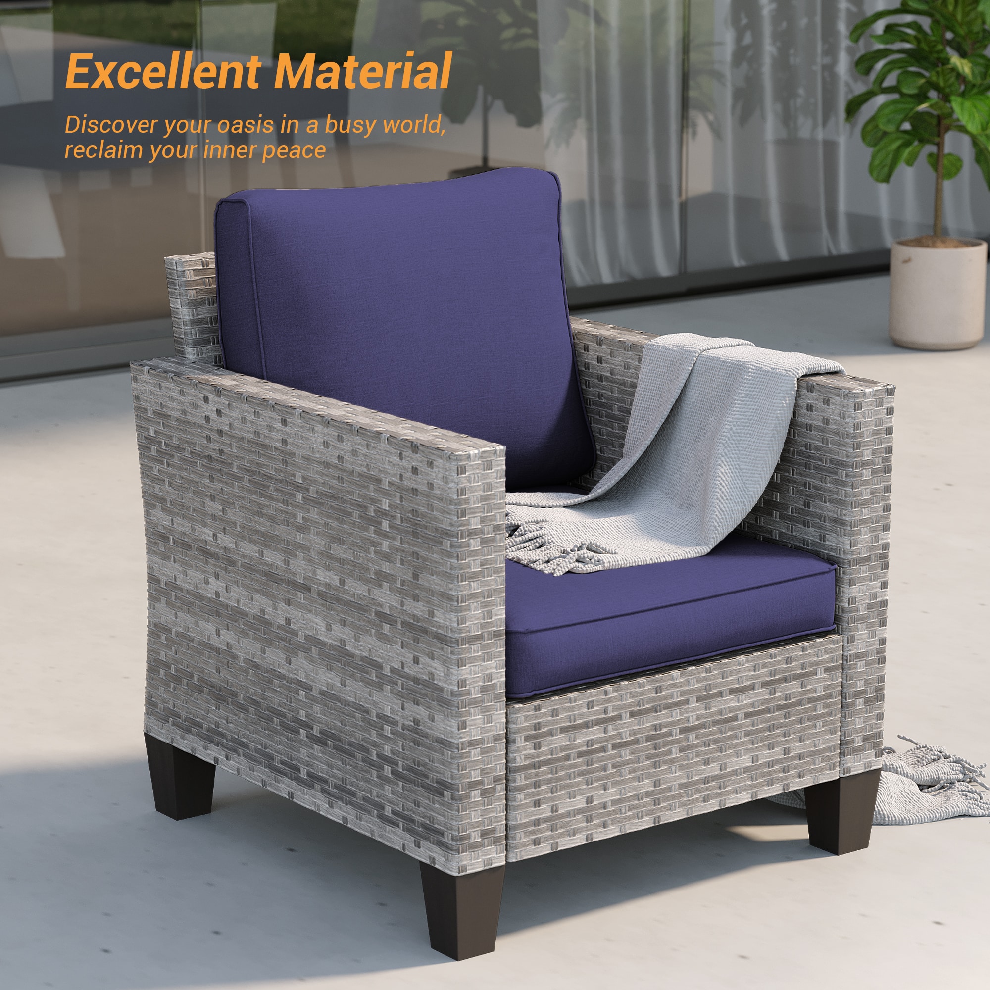 Sonkuki SD-GY615NY-C3 Patio-Conversation-Sets - View #4