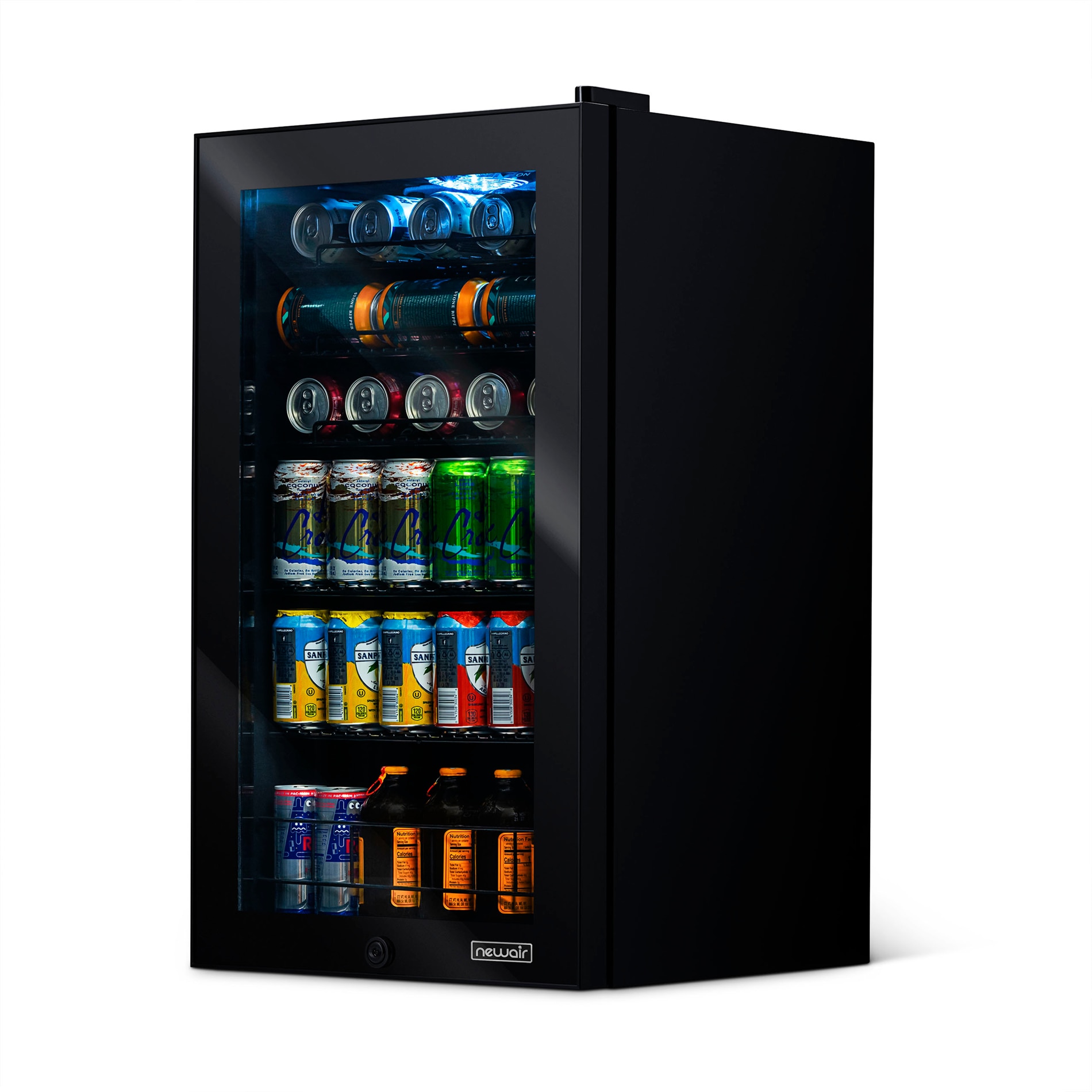 NewAir 18.8-in W Black Freestanding Beverage Refrigerator with