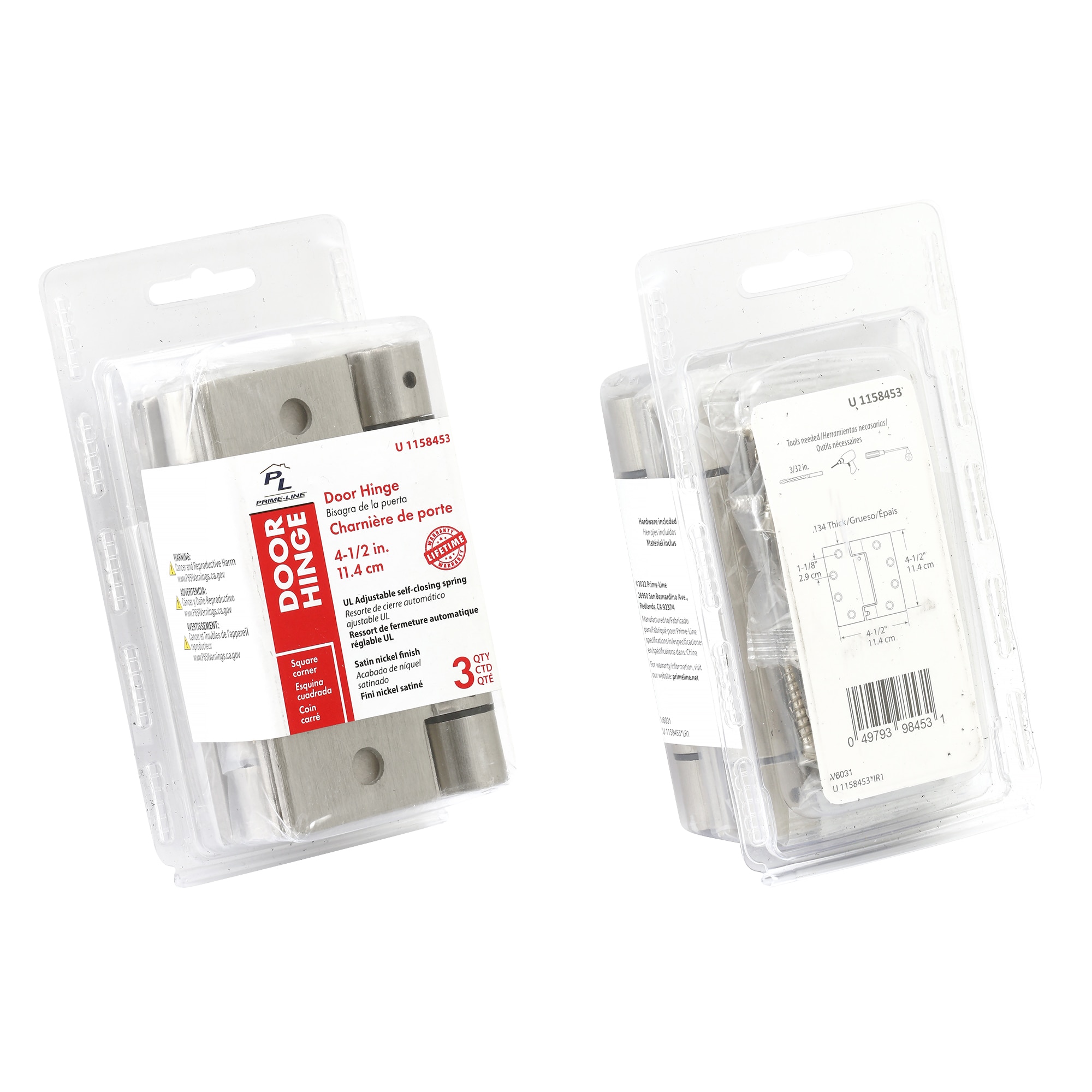 Prime-Line U 1158453 Entry-Door-Hinges - View #2
