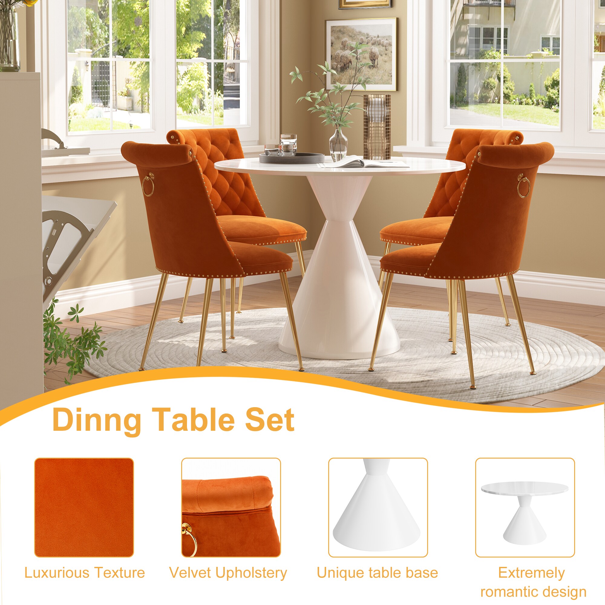 Clihome CL-RBT2-BWH703OG Dining-Sets - View #6