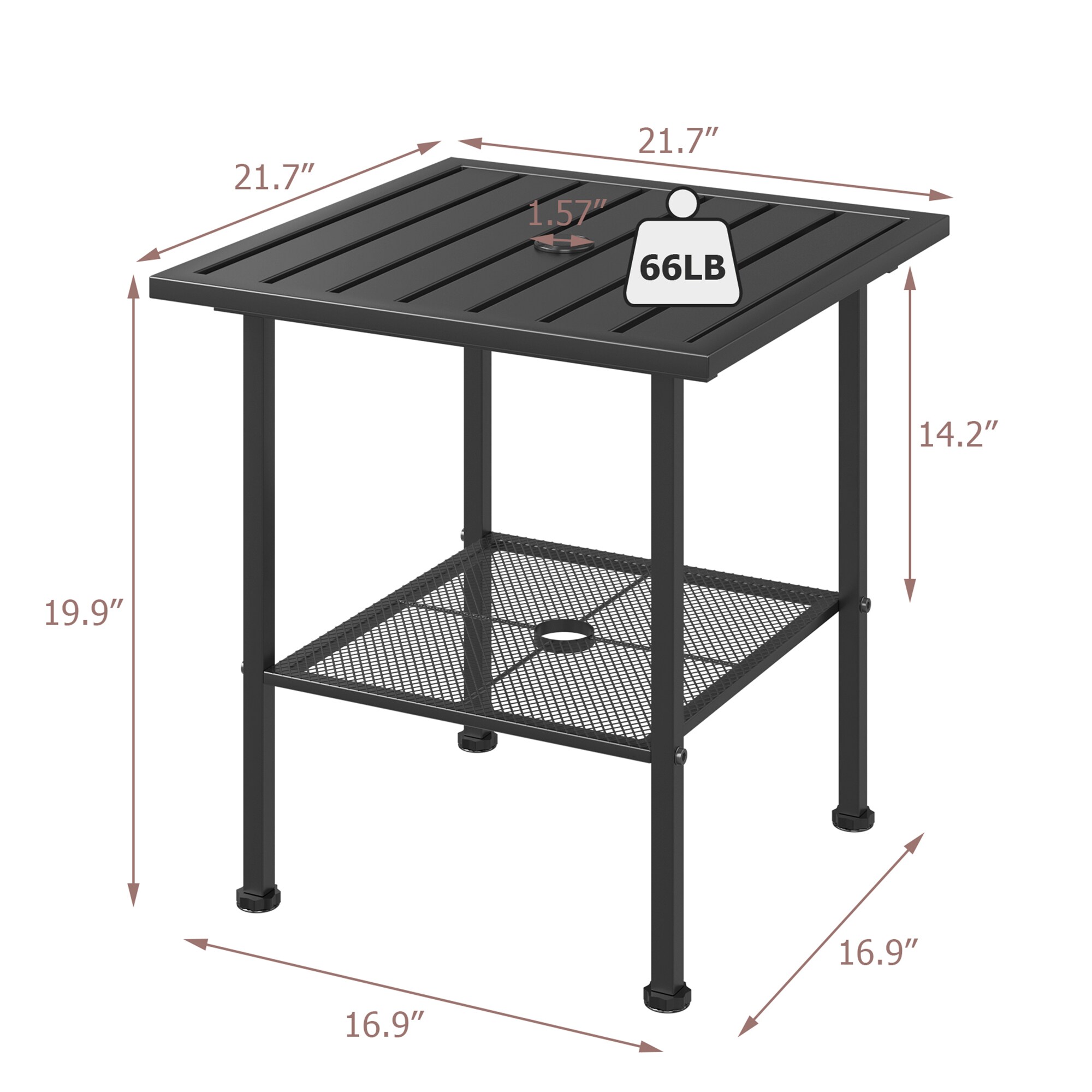 FUFU&GAGA LJY-KF200145-02 Patio-Tables - View #11