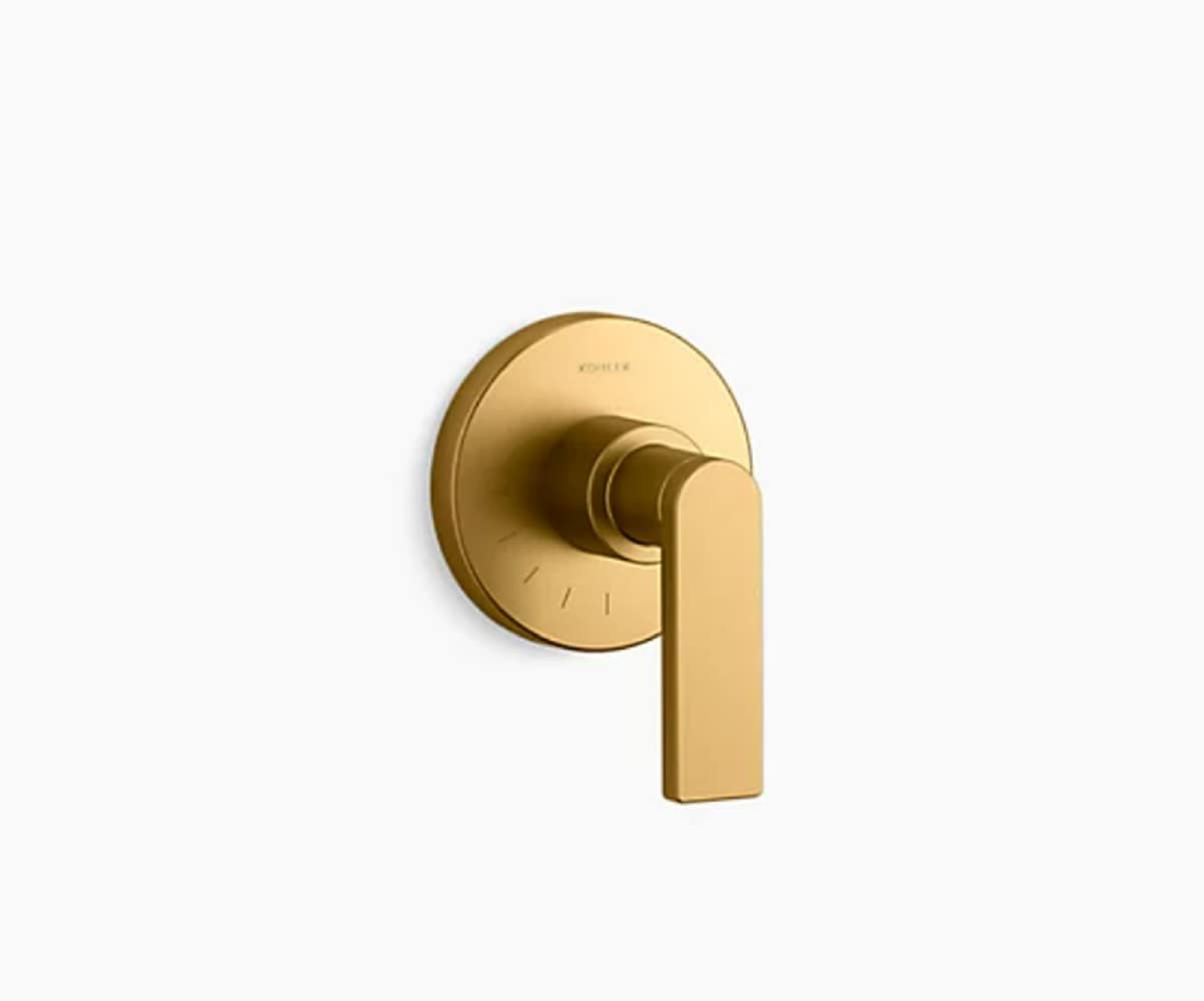 KOHLER K-T73135-4-2MB Vibrant Brushed Moderne Brass Lever Shower Faucet Handle