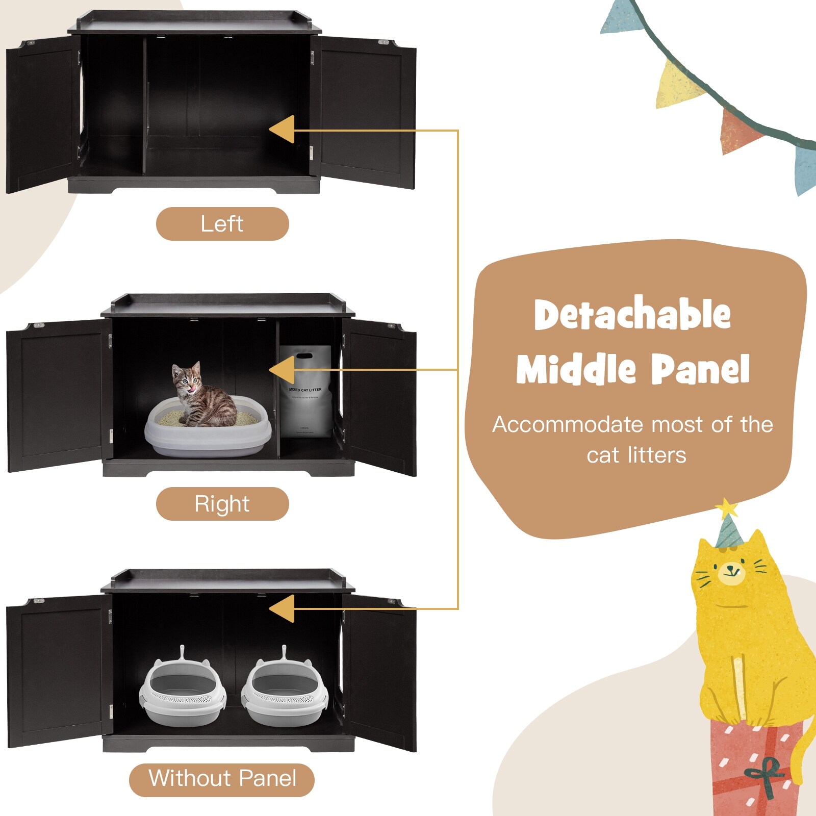 Forclover CJW-LB19BK Litter-Boxes - View #5