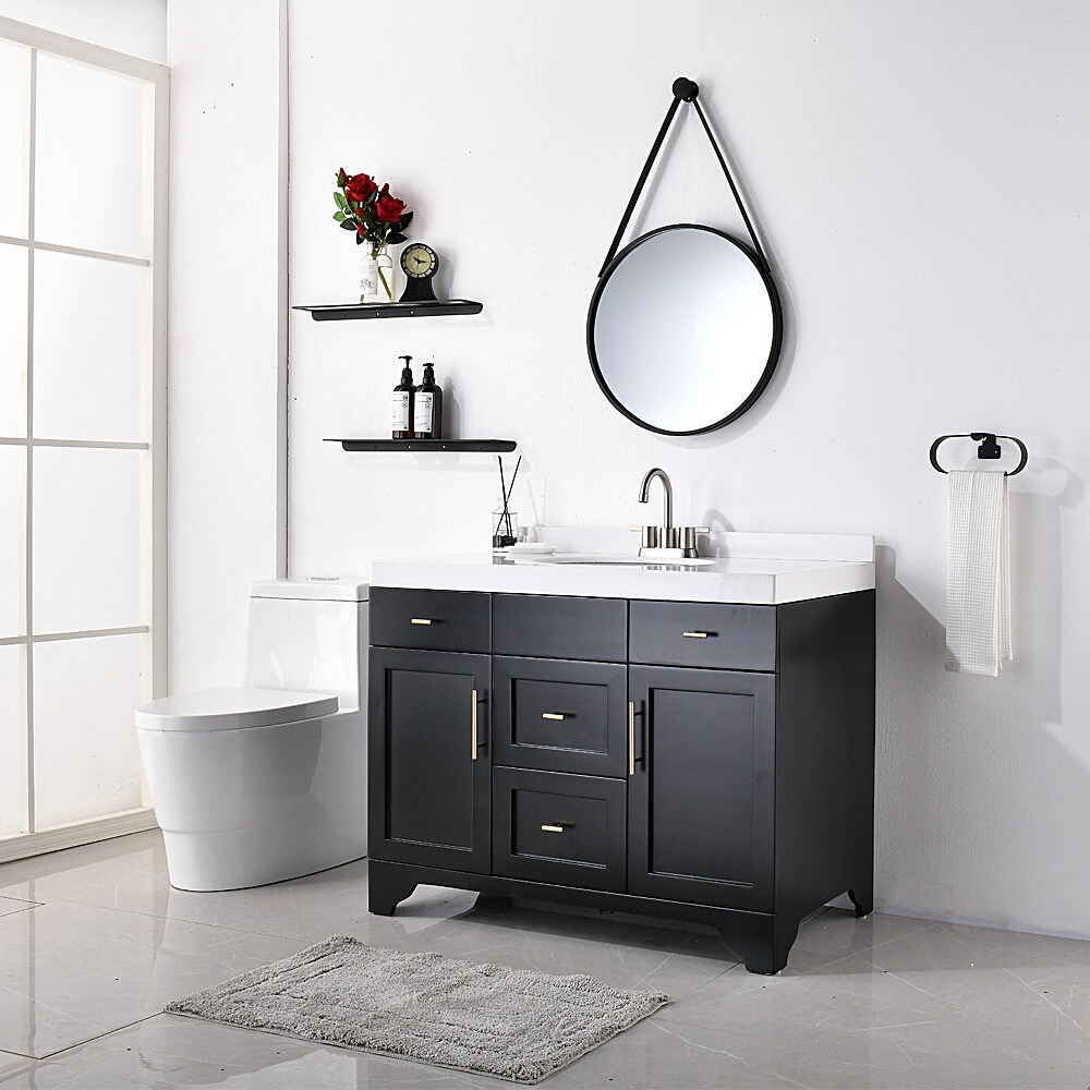 Brushed Nickel High-Arc 2-Handle Bathroom Sink Faucet with Drain