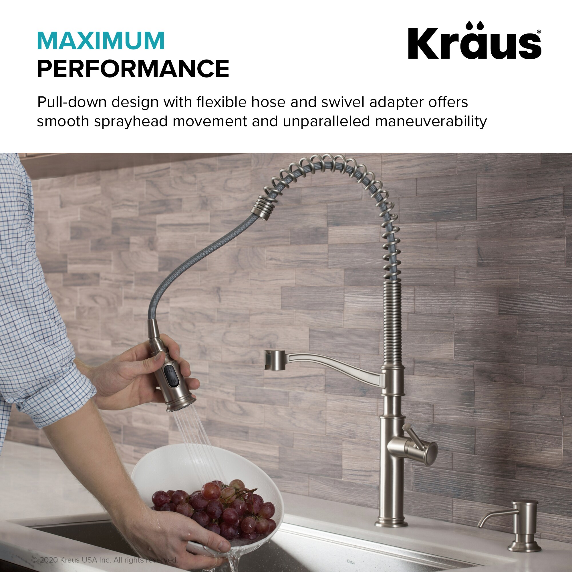 Kraus KPF-1683SFS-KSD80SFS Kitchen-Faucets - View #6