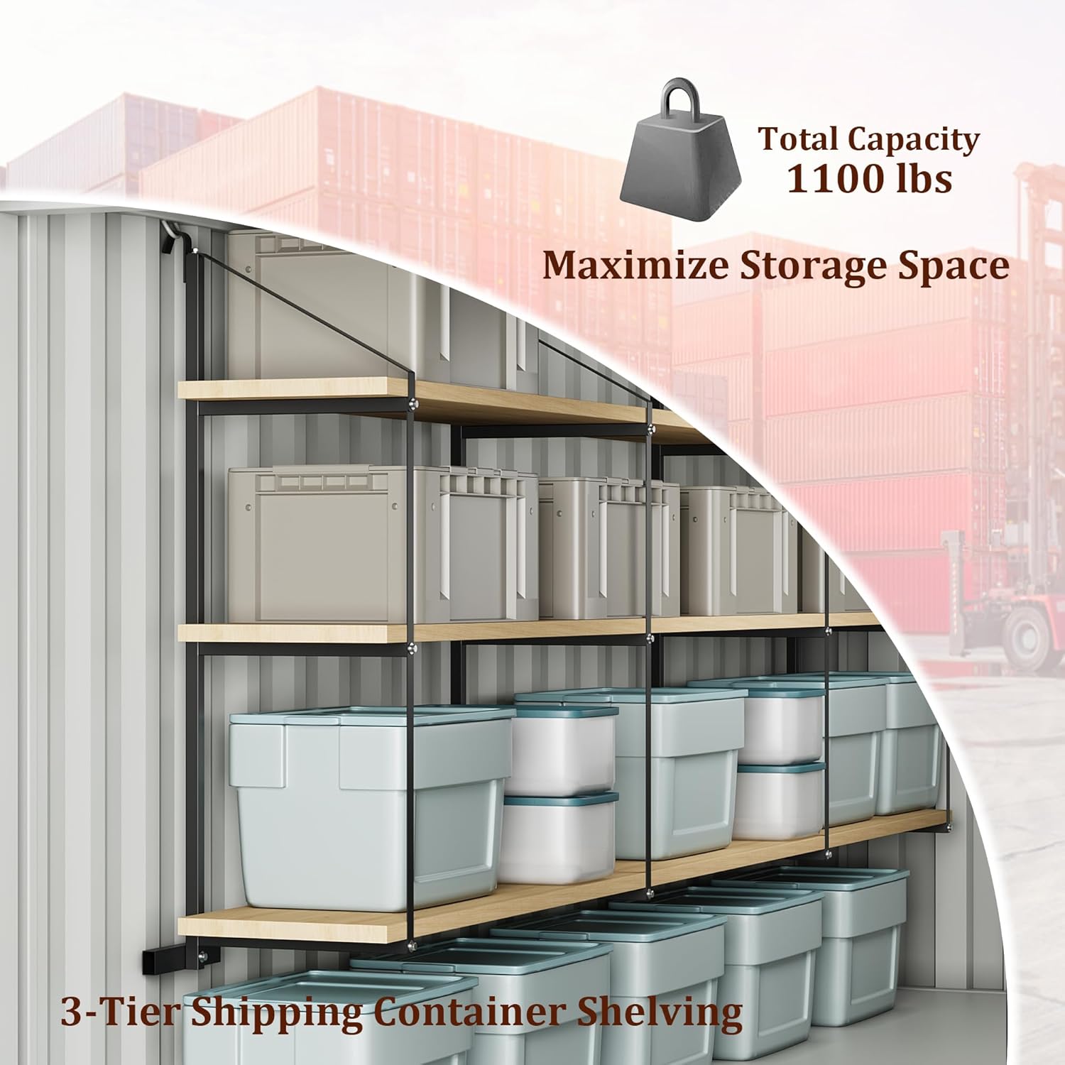 GAOMON CQC-SBP8OY-LVM7 Wall-Mounted-Shelving - View #7