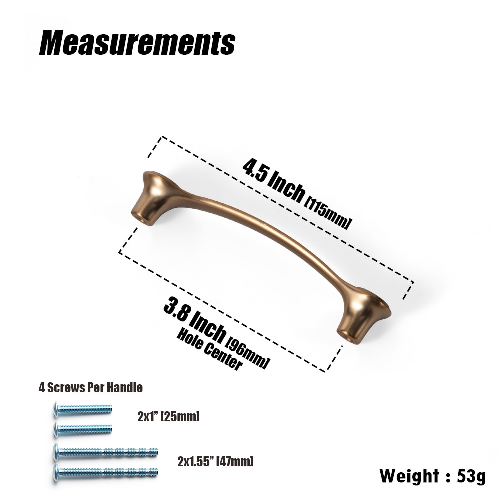 Miaokesen 662CB-96 Cabinet-Pulls - View #2