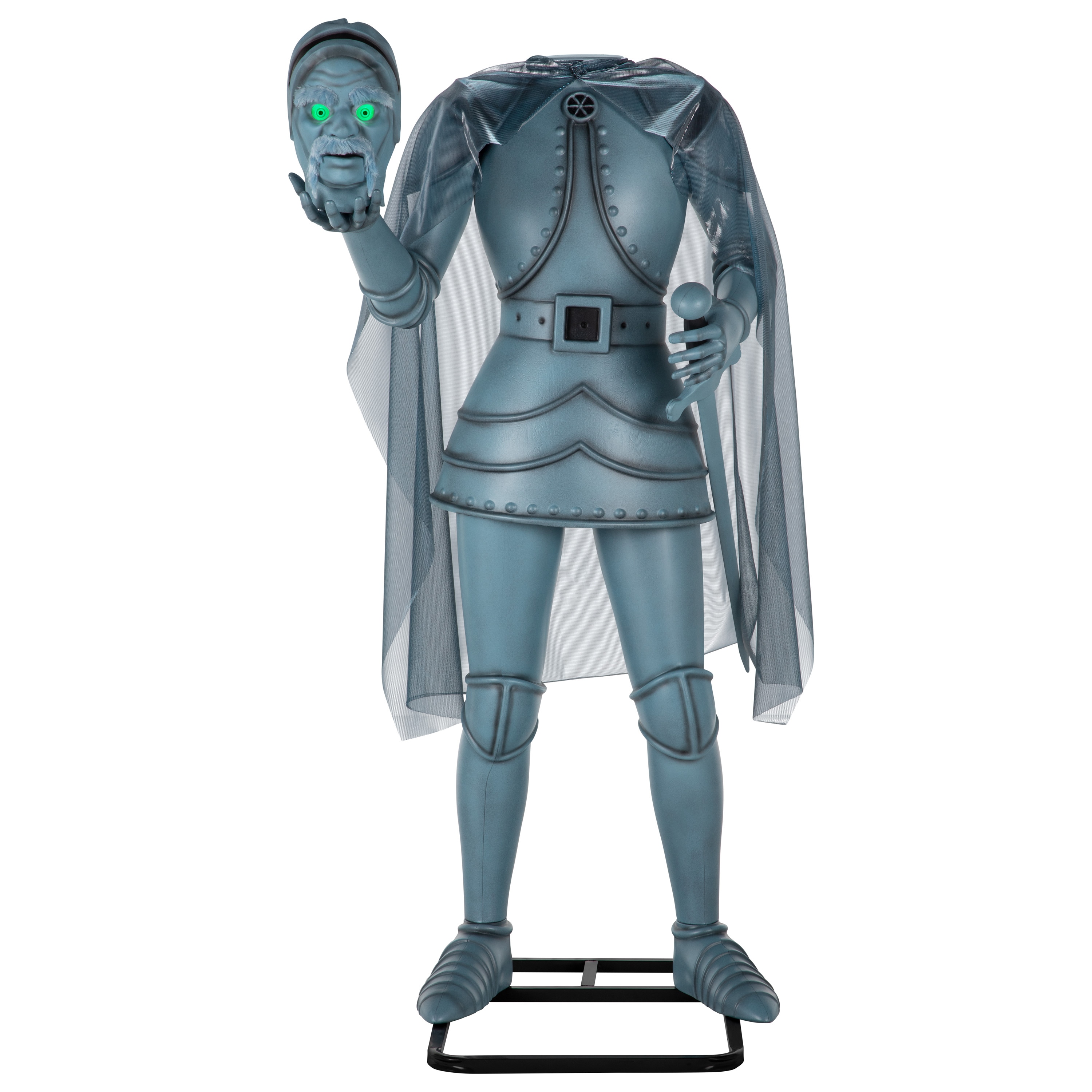 Disney 6-ft Freestanding Motion Activated Musical Lighted The Haunted Mansion Life-Size Headless horseman Animatronic #552675