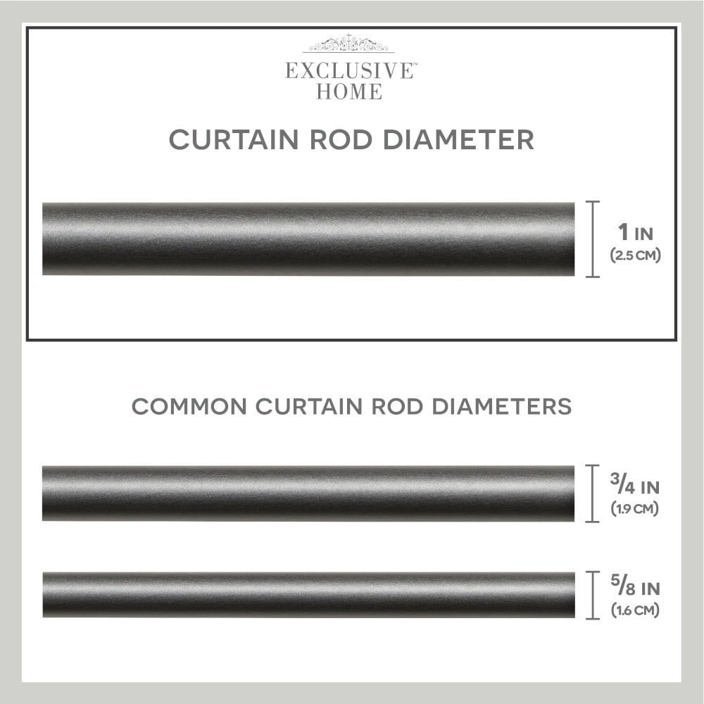 Exclusive Home ER1013-05 3672 Curtain-Rods - View #3