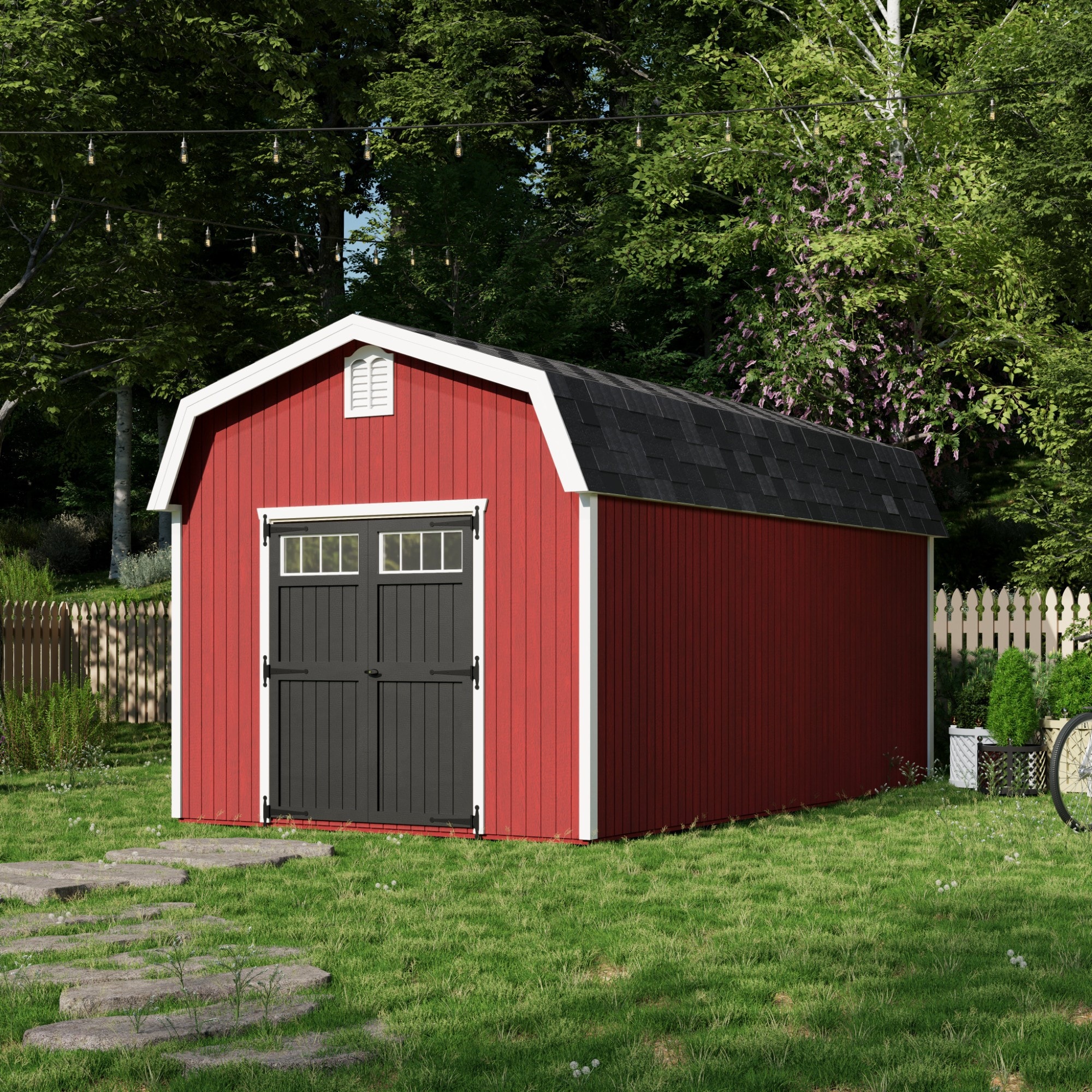 Little Cottage Co 10X18 WBCGS-PC Wood-Storage-Buildings - View #2