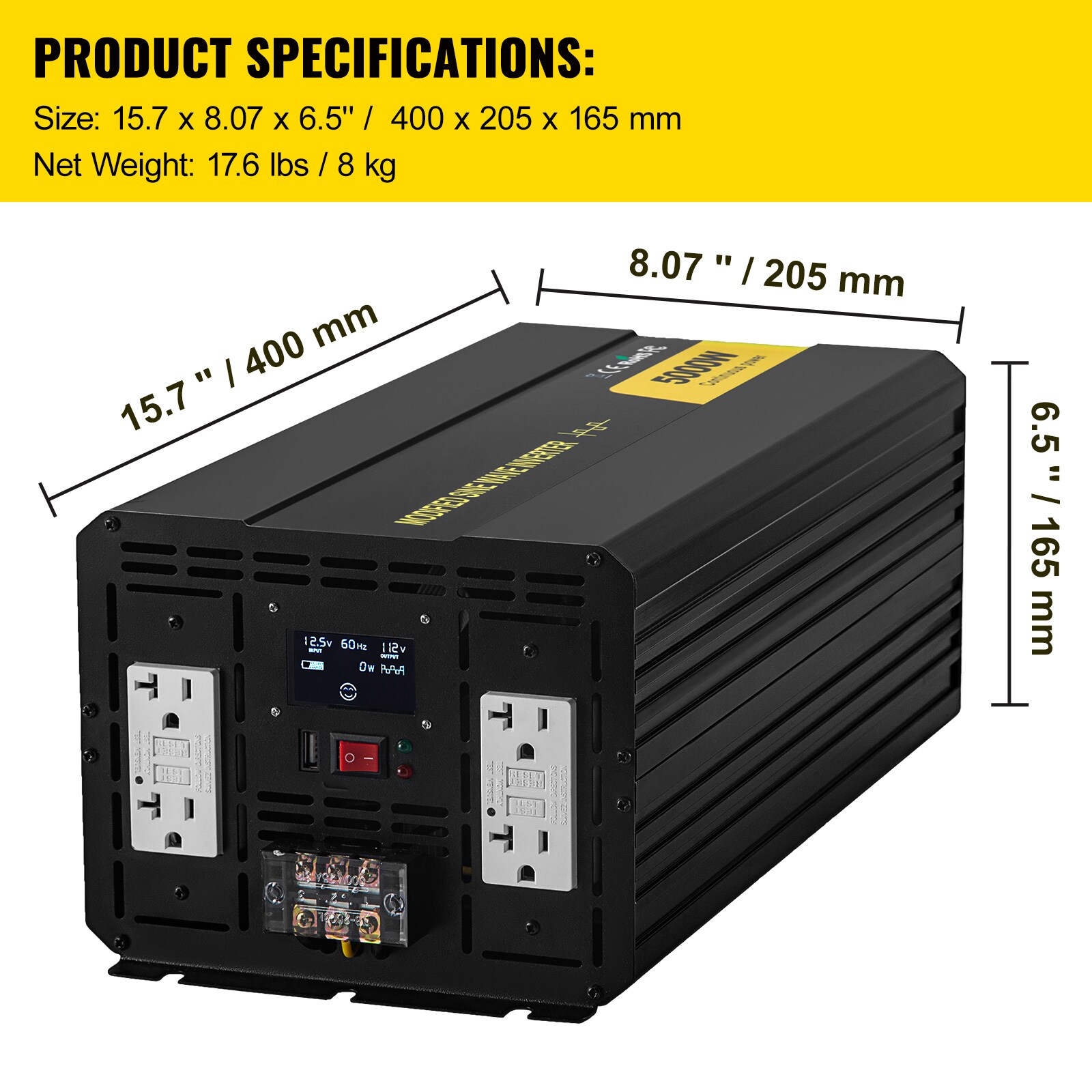 VEVOR ZXNB5KW36-120IR1DV9 inverters - View #8