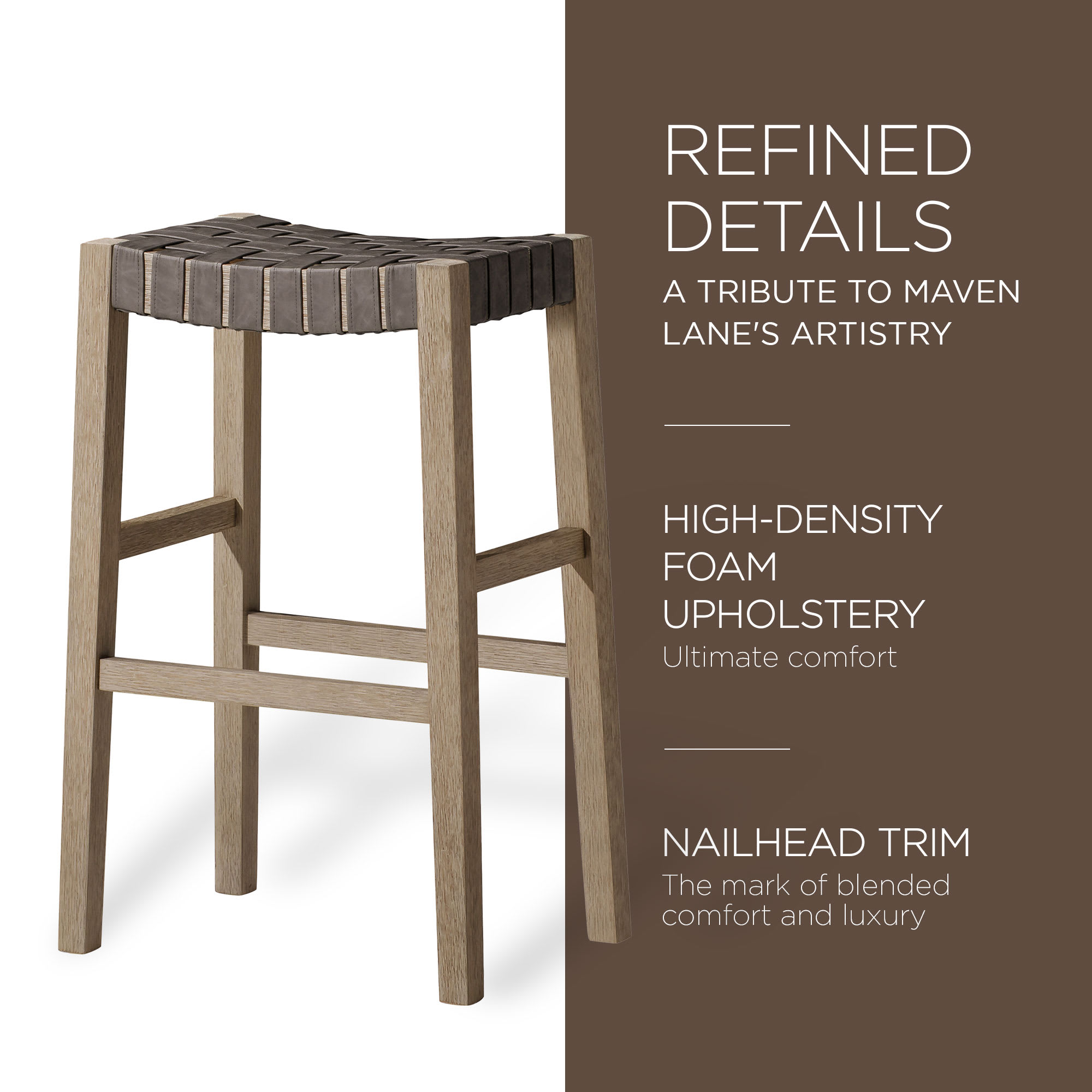 Maven Lane ML152805-PBS-GR stools - View #2