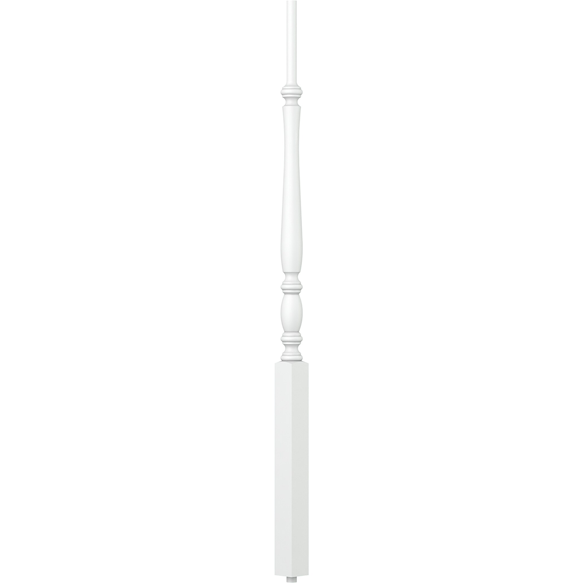L.J. Smith Stair Systems SP-2115-PRG 42 42-in x 1.75-in Primed Pin Top Stair Baluster