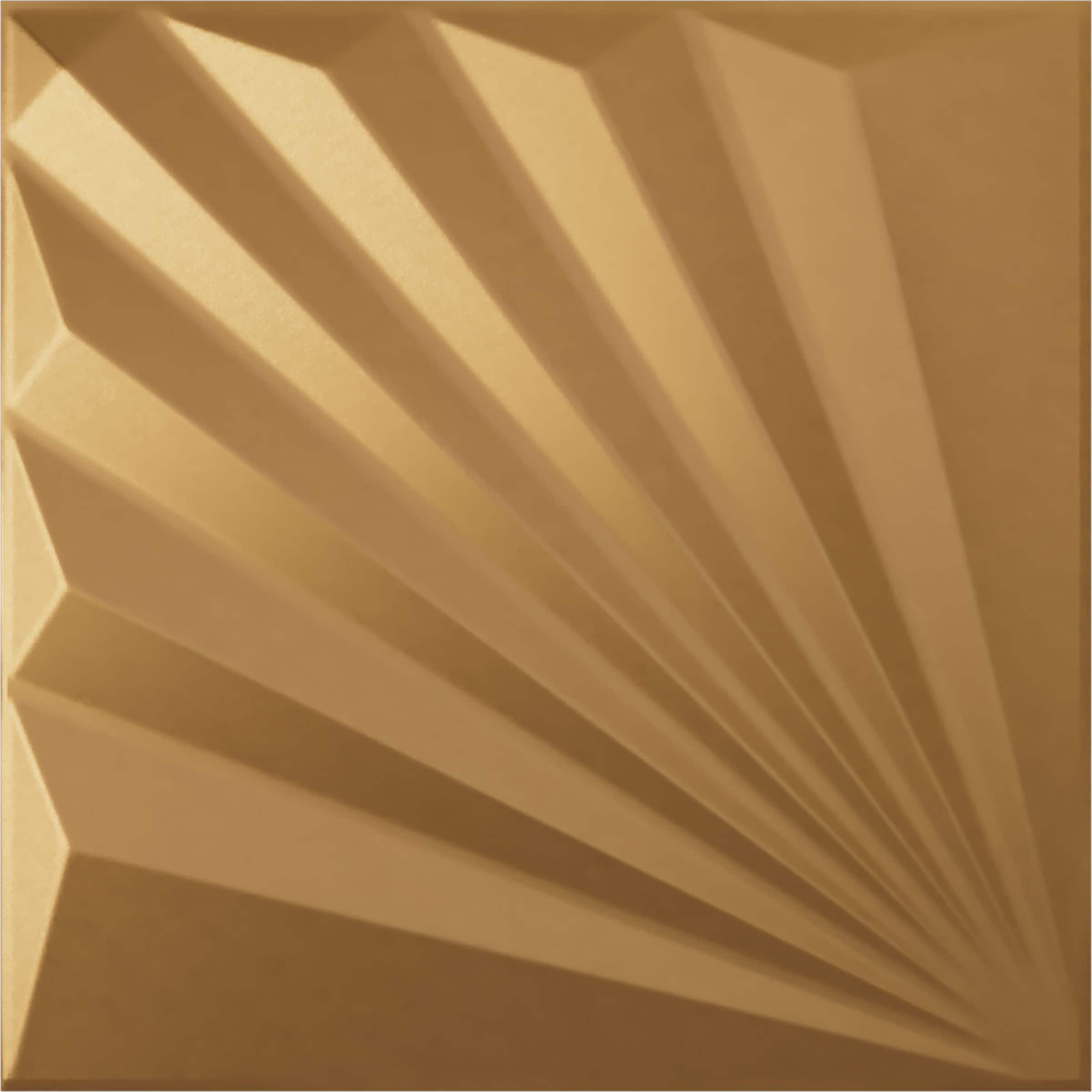 Ekena Millwork WP20X20AABGL 19-5/8-in x 19-5/8-in Embossed Paintable/Stainable Gold PVC Wall Panel ( 2.67-sq ft )