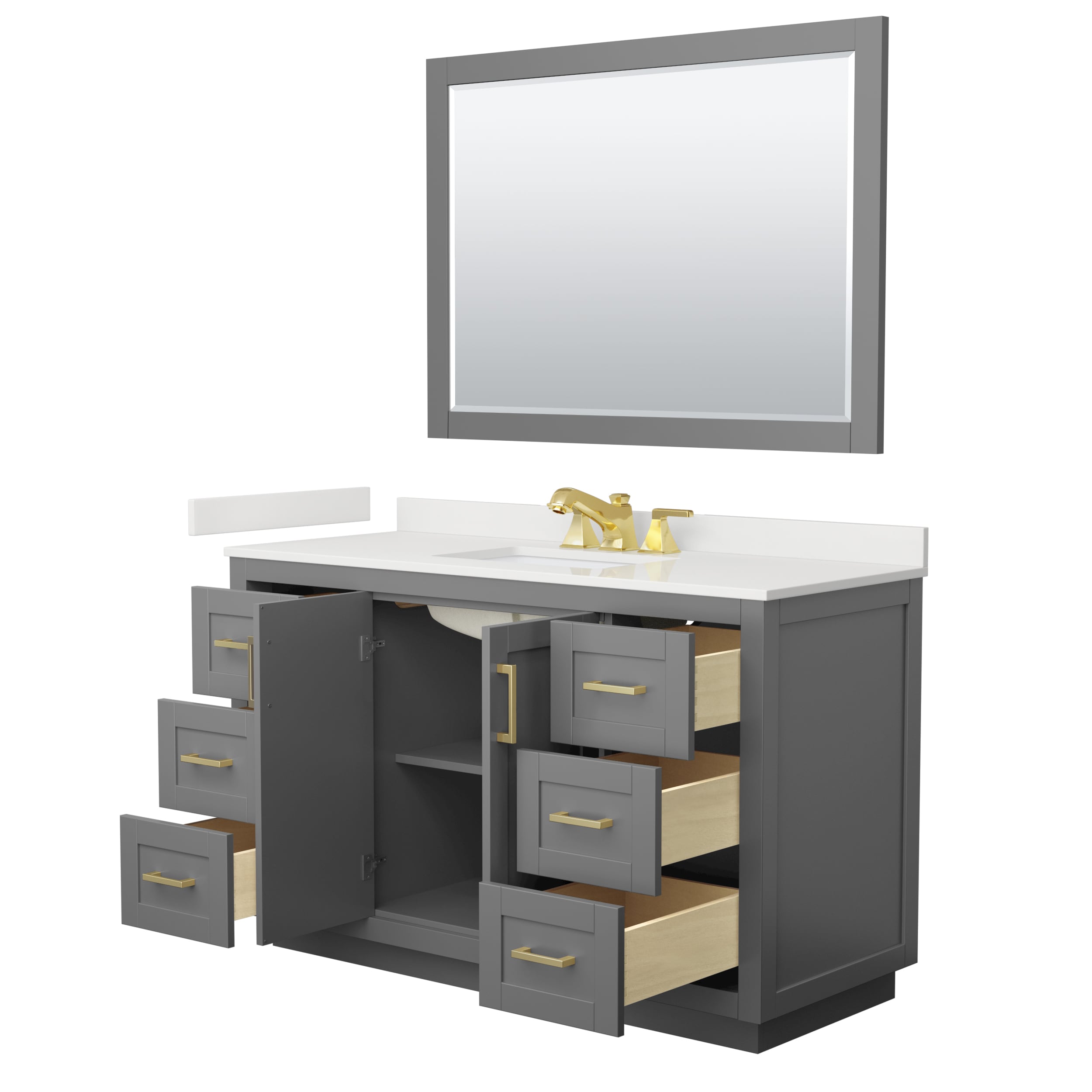 Wyndham Collection WCF292954SGGWQUS3M46 Bath-Vanity-Combo - View #3