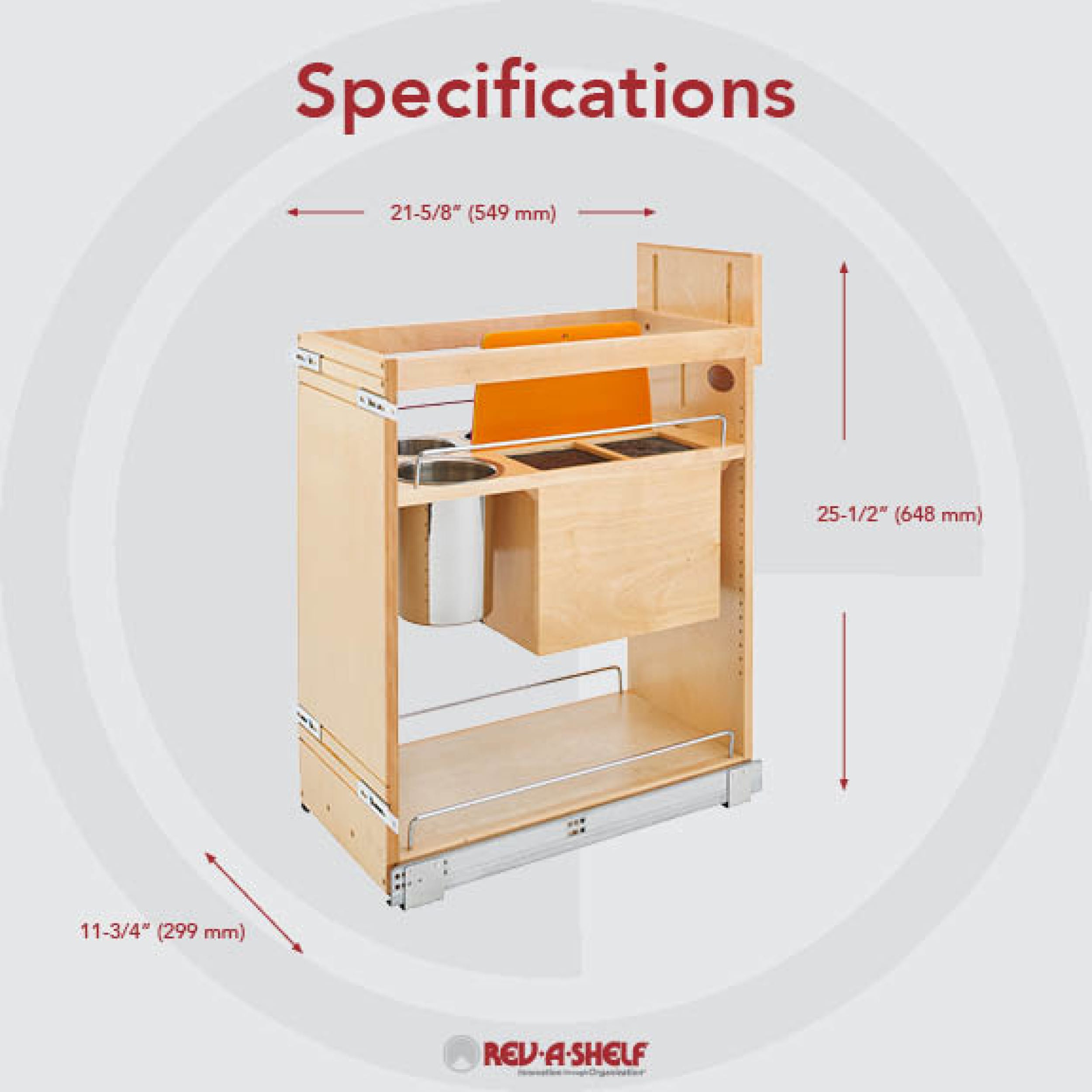 Rev-A-Shelf 448KB-BCSC-11C Pull-Out-Cabinet-Baskets - View #3