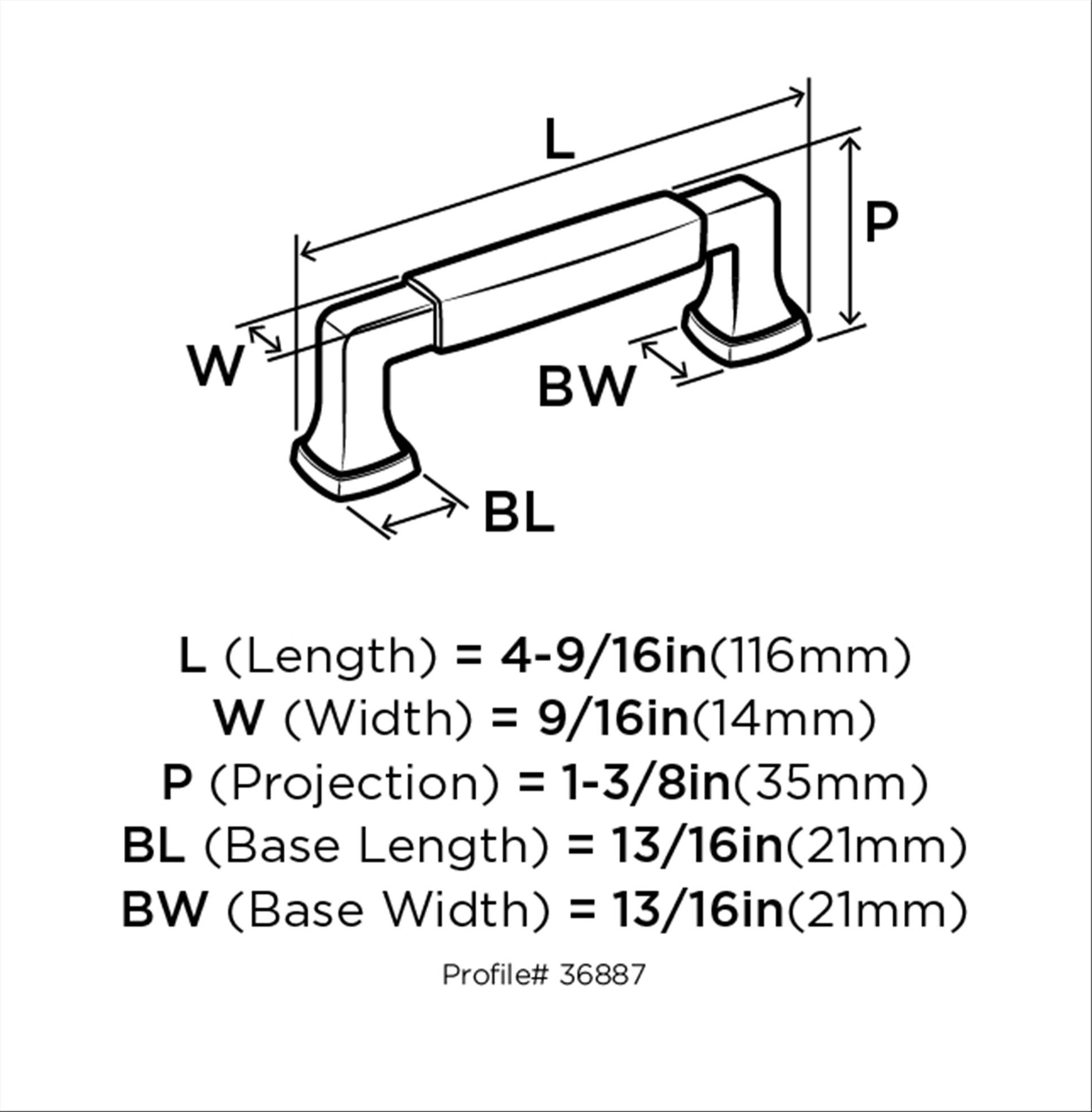 Amerock BP3688726 Cabinet-Pulls - View #9