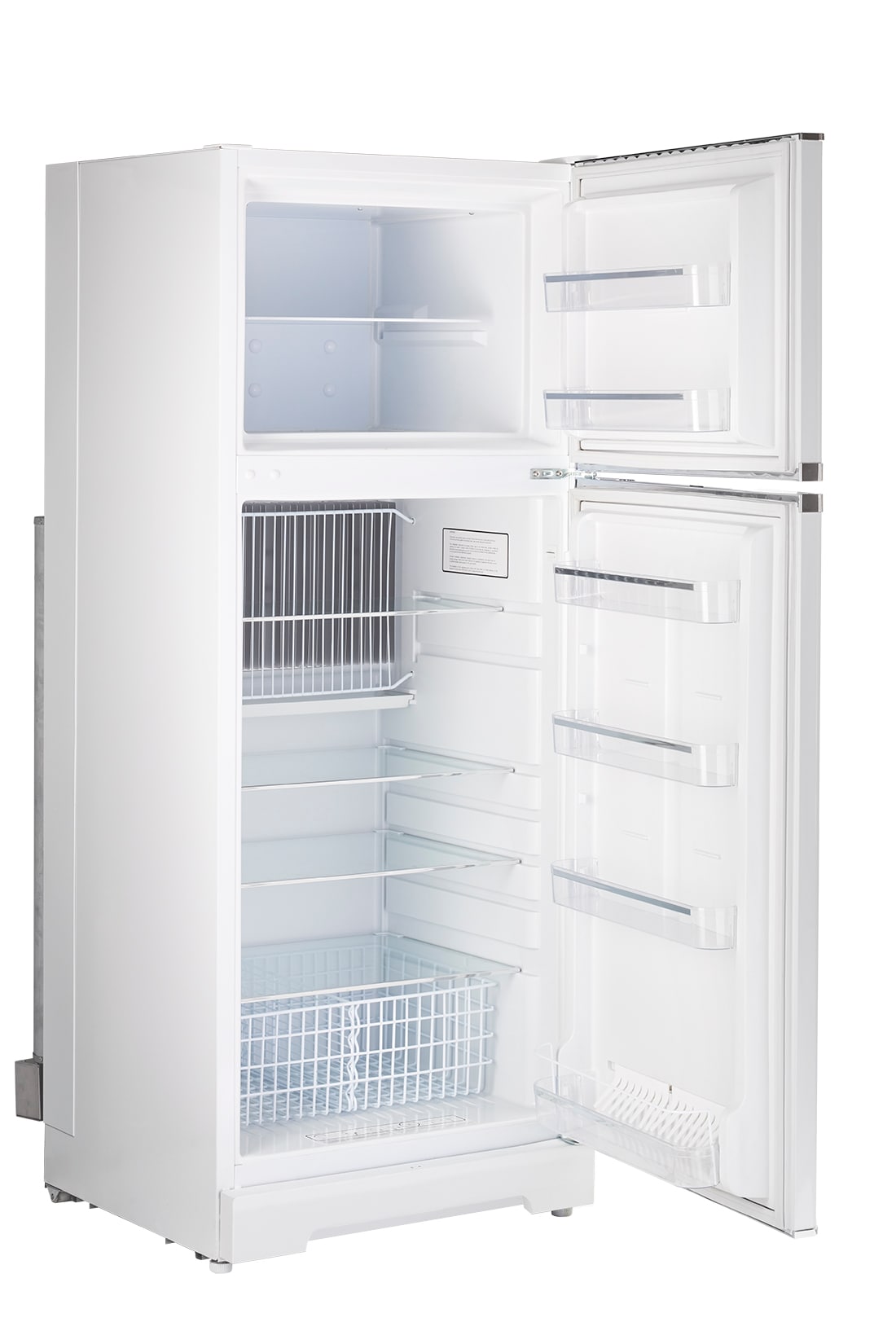 UNIQUE Classic Retro Off-Grid 14-cu ft Top-Freezer Refrigerator ...