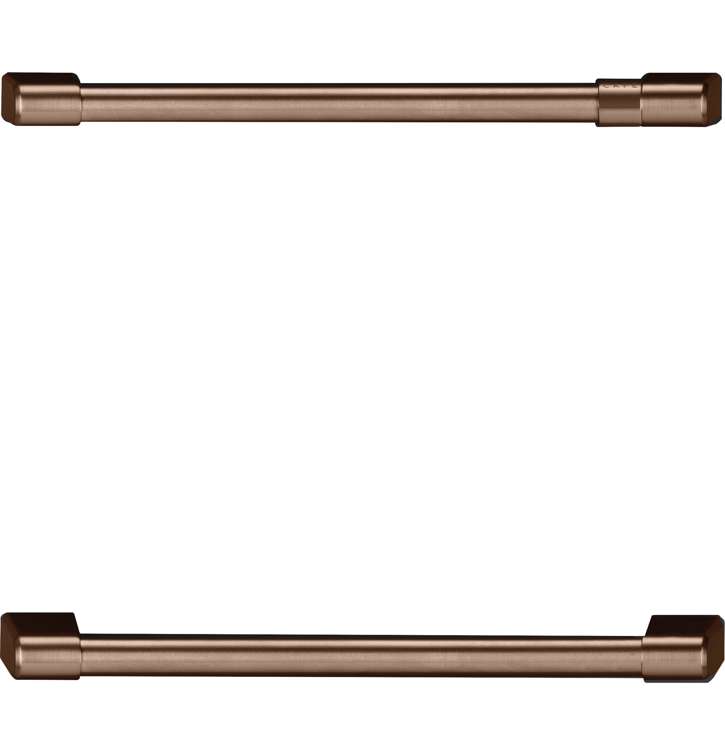 Cafe CXQD2H2PNCU Undercounter 2 Piece Handle Kit- Brushed Copper