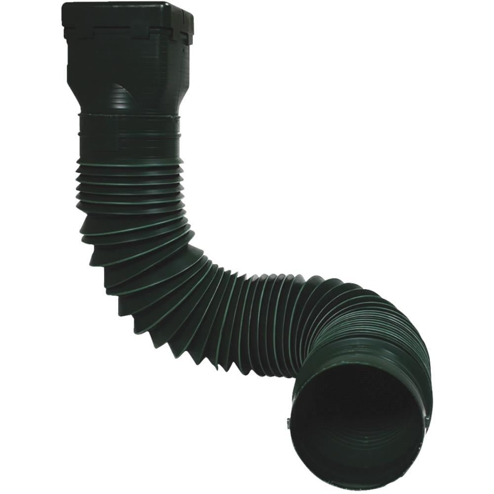 Downspout extension Green Downspouts & Components at