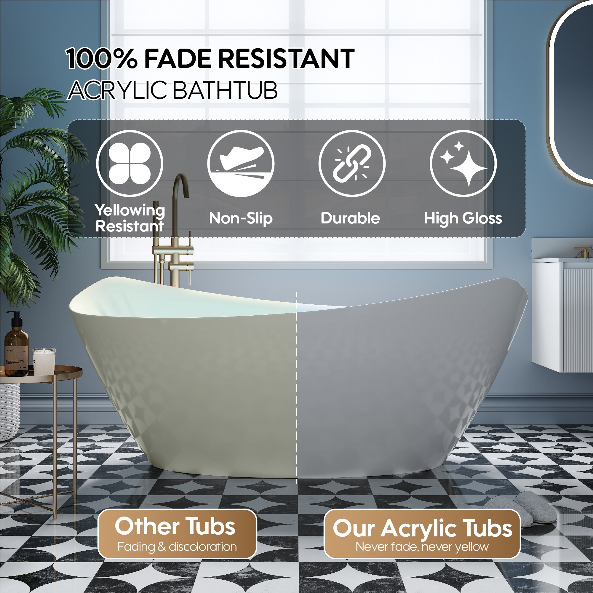WELLFOR CB-P163621 bathtubs - View #12