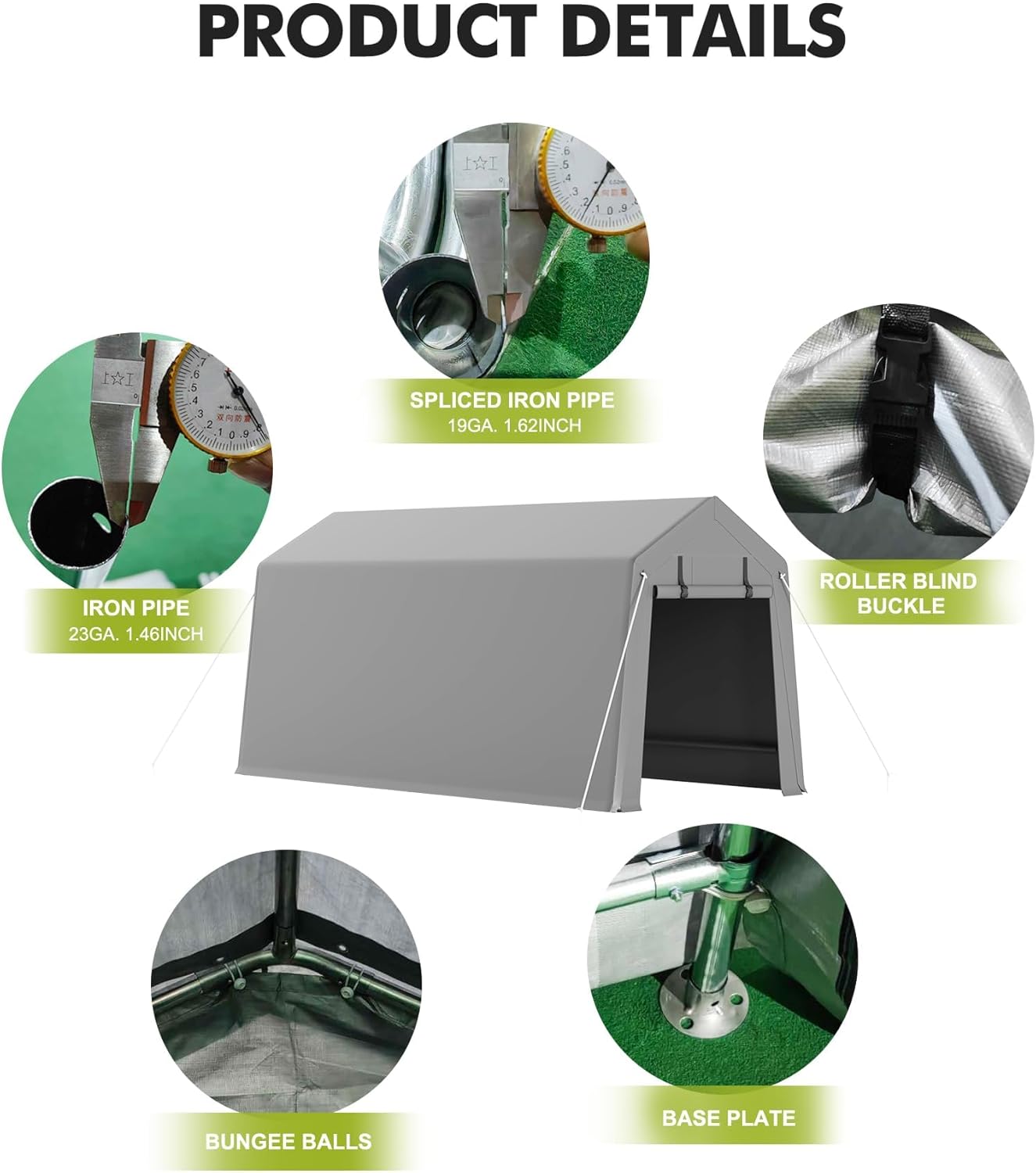 Garvee YHC-0JZTUSPA Carport-Covers - View #4