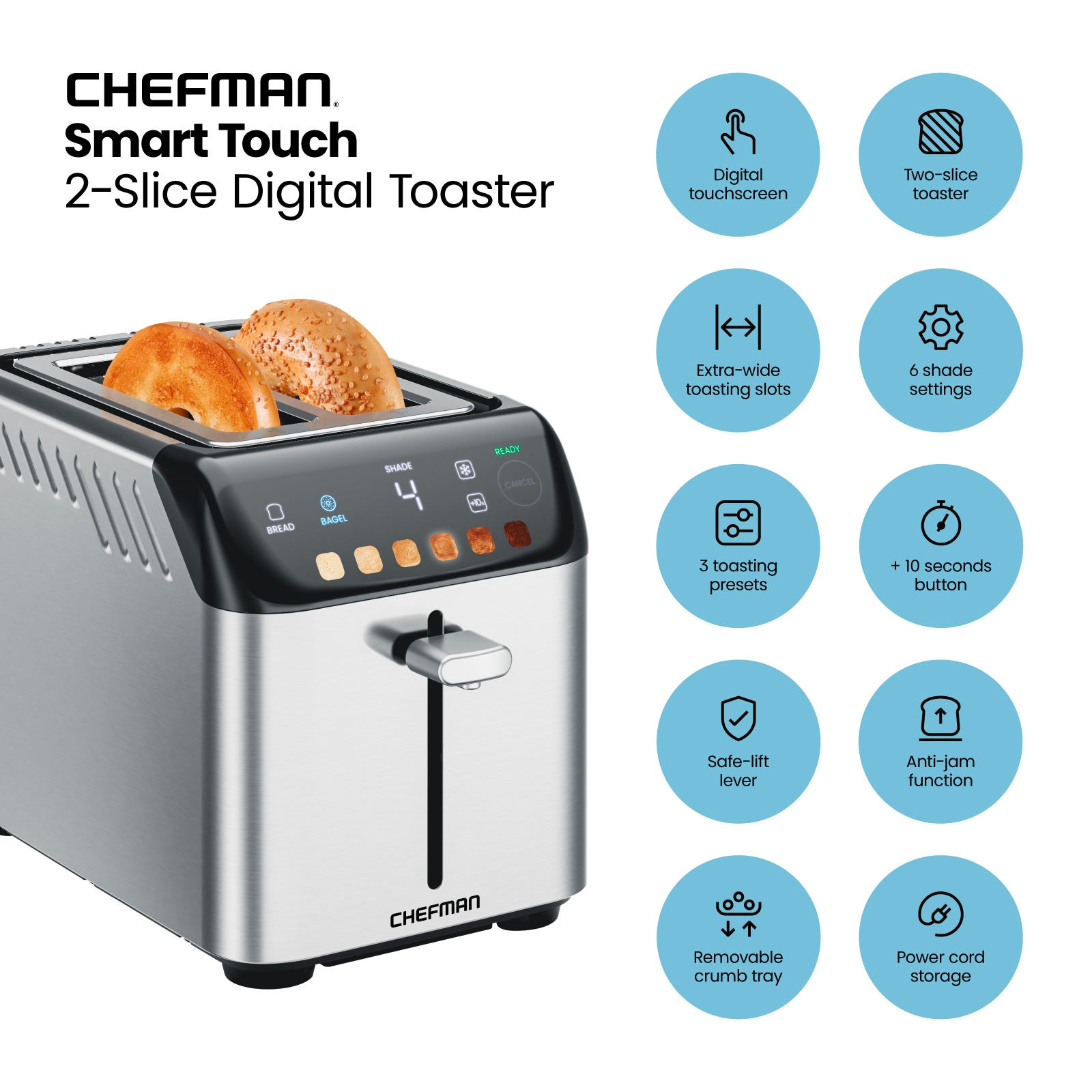 One-Sided Toasting Feature Toasters at