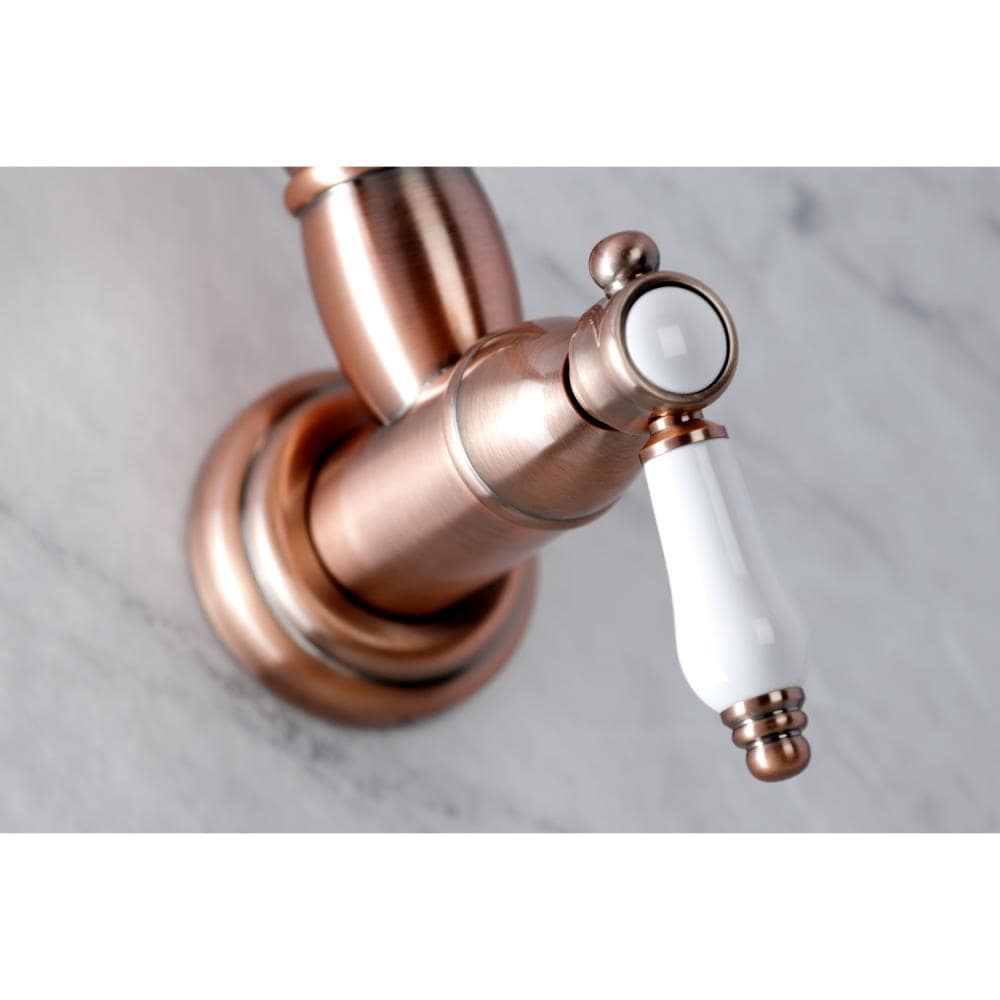 Kingston Brass Bel-Air Wall Mount Pot Filler Kitchen Faucet — DirectSinks