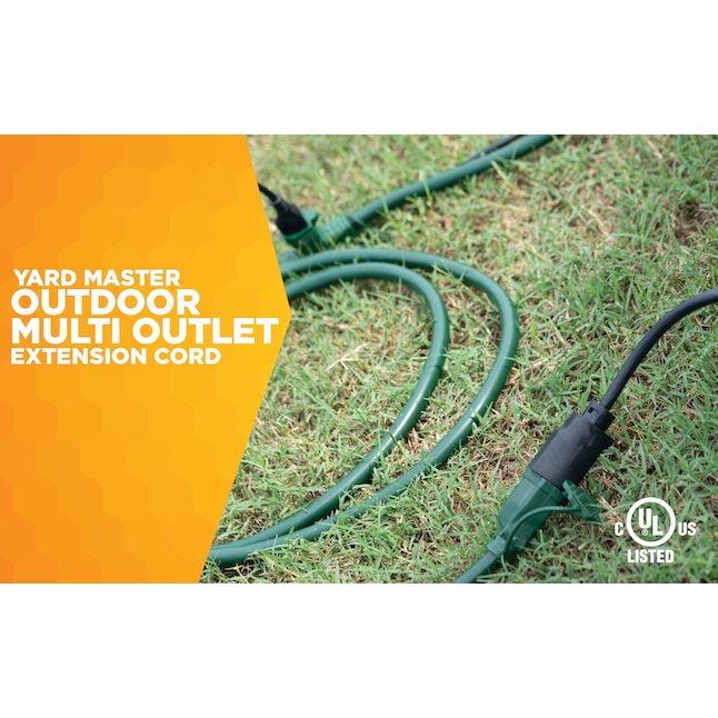 Woods Yard Master 25-ft 14/3-Prong Outdoor Stw Medium Duty General Extension  Cord in the Extension Cords department at