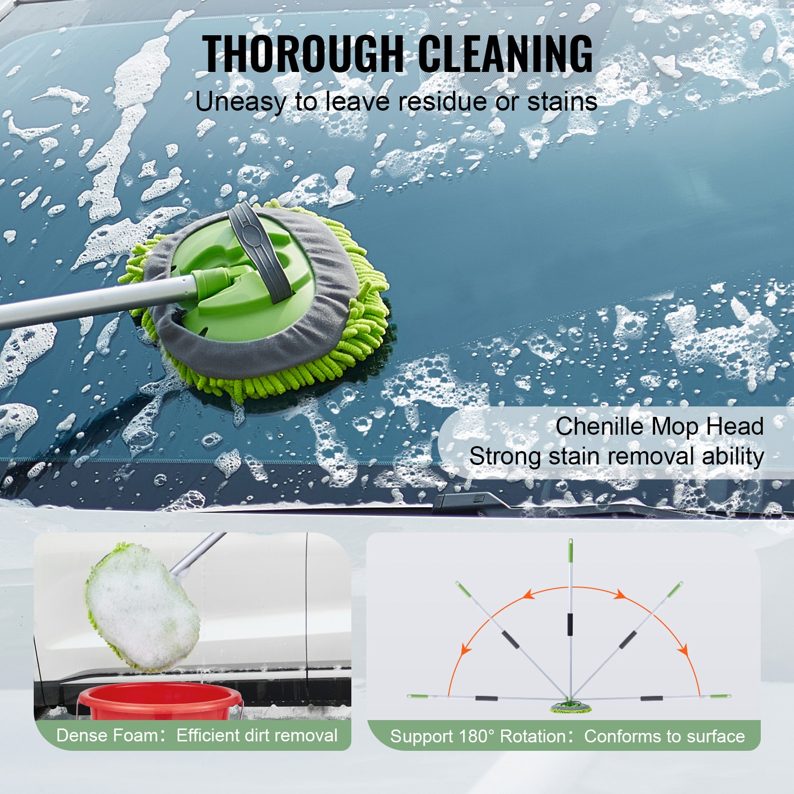 VEVOR ZBSZBKDJXNEX60DZXV0 Automotive-Cleaning-Brushes - View #6