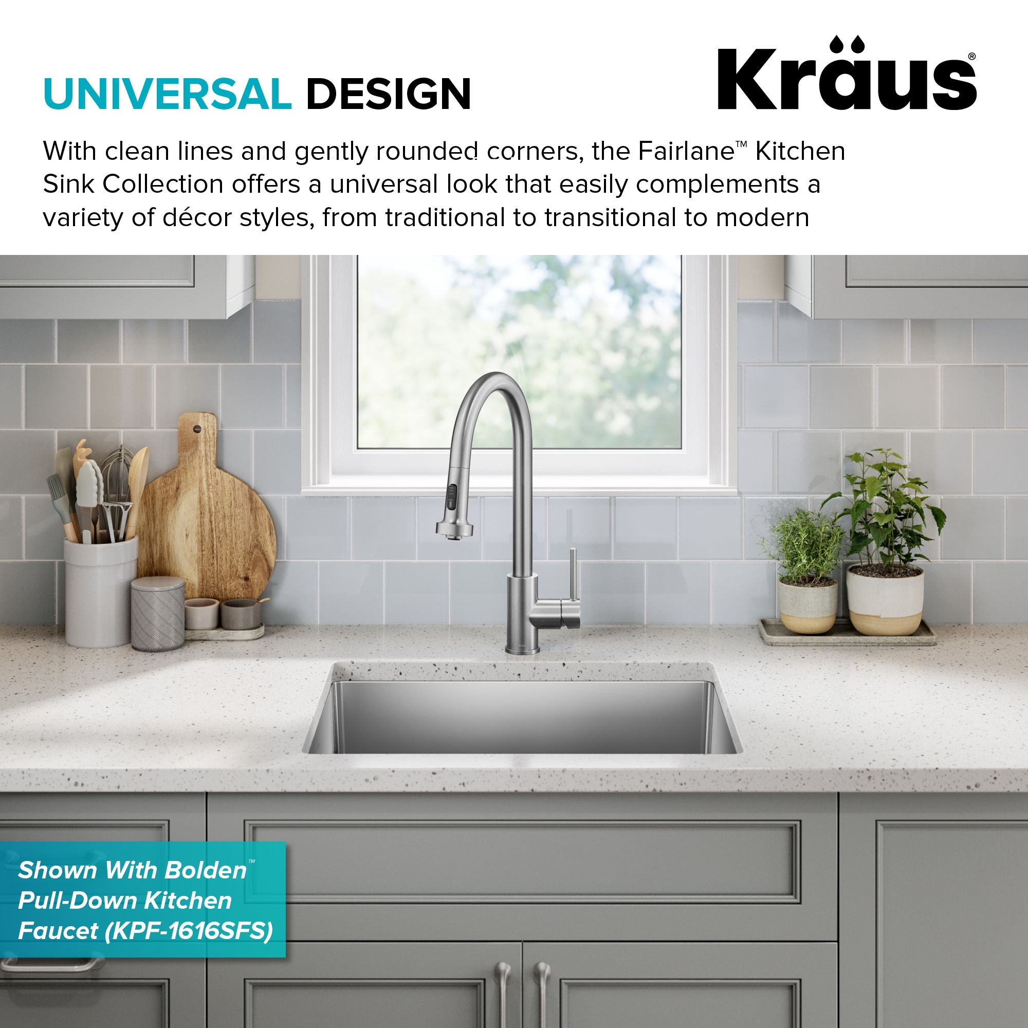 Kraus KHU641-25 Kitchen-Sinks - View #5