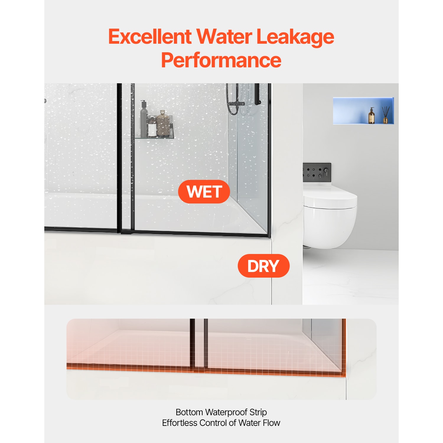 VEVOR SCTLYGM60W6208081V0 Bathtub-Doors - View #5