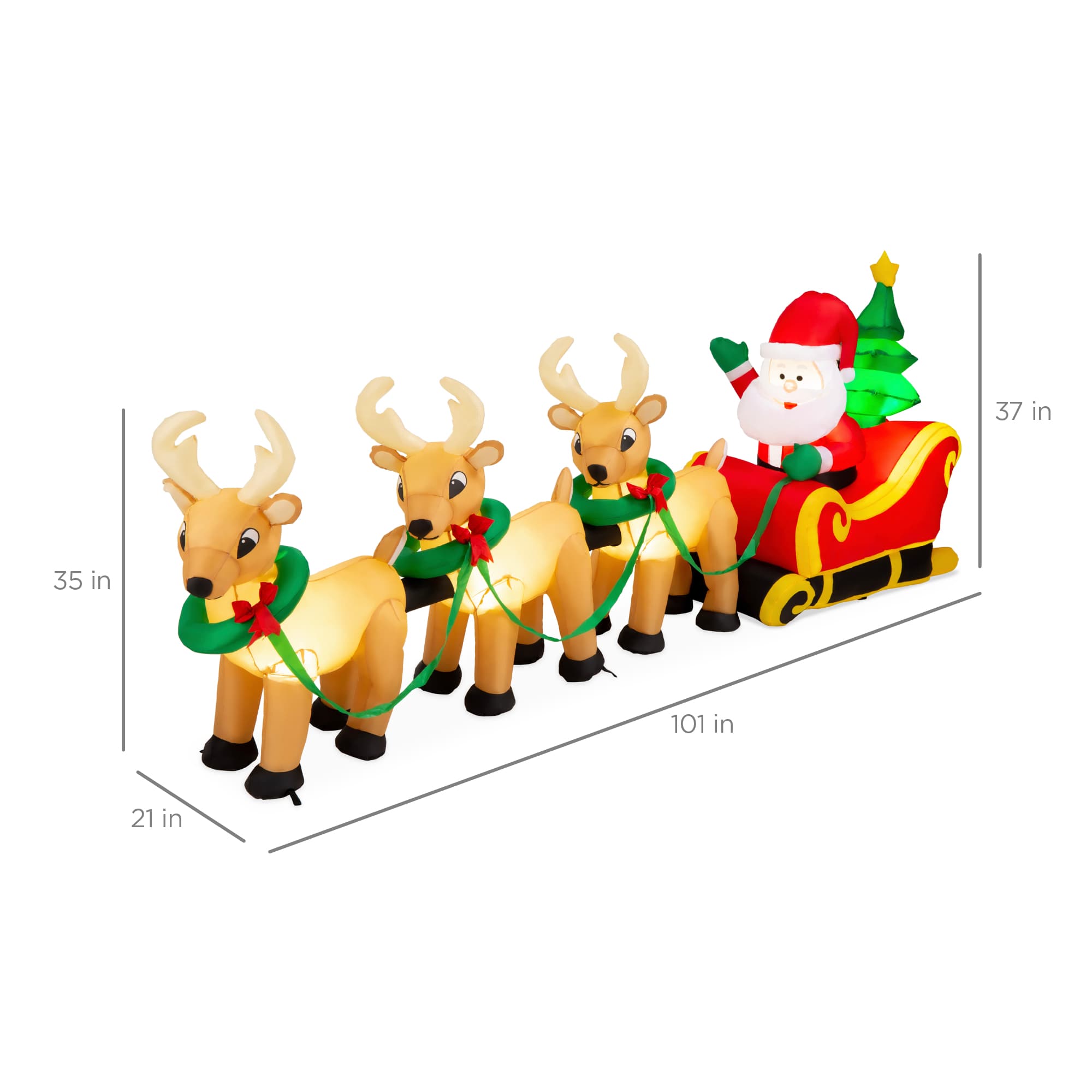 Best Choice Products SKY5922 Christmas-Inflatables - View #7