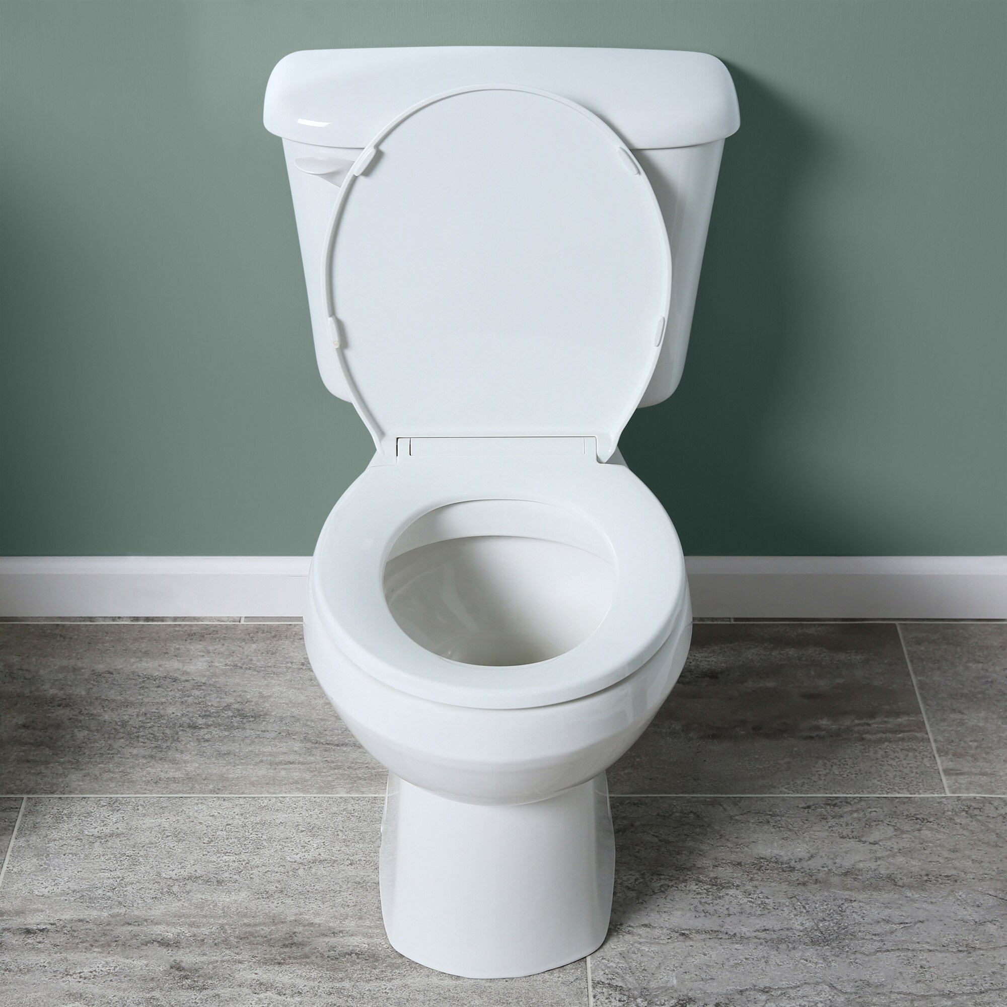 American Standard Colony White Round Standard Height 2-piece Toilet 10 ...