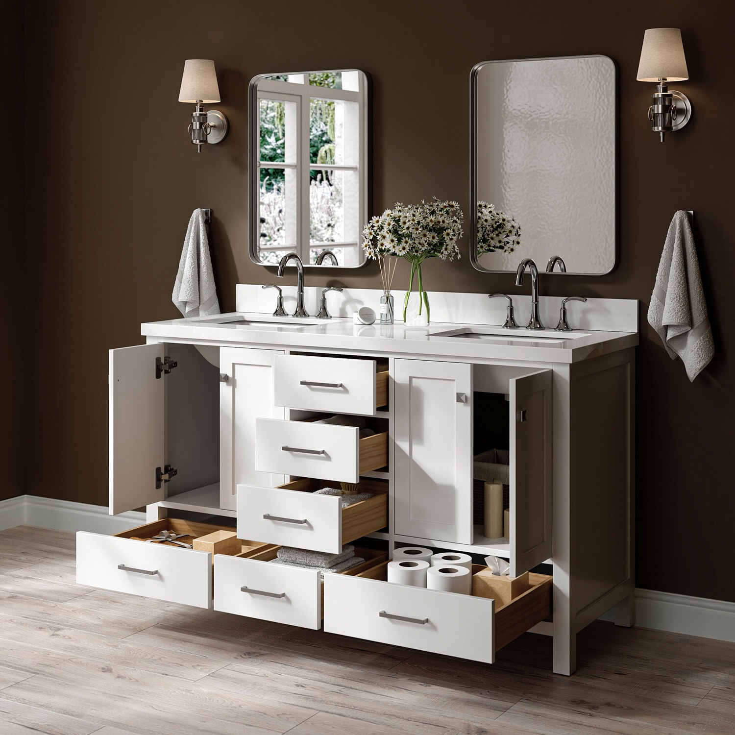 ARIEL A061DWQRVOWHT Bath-Vanity-Combo - View #3