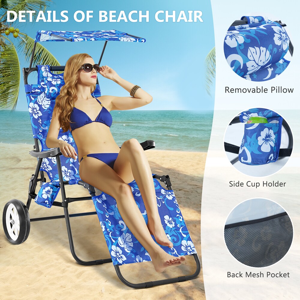 Esazn HWLYY-Y-BROWN-H-LYU Beach-Camping-Chairs - View #5