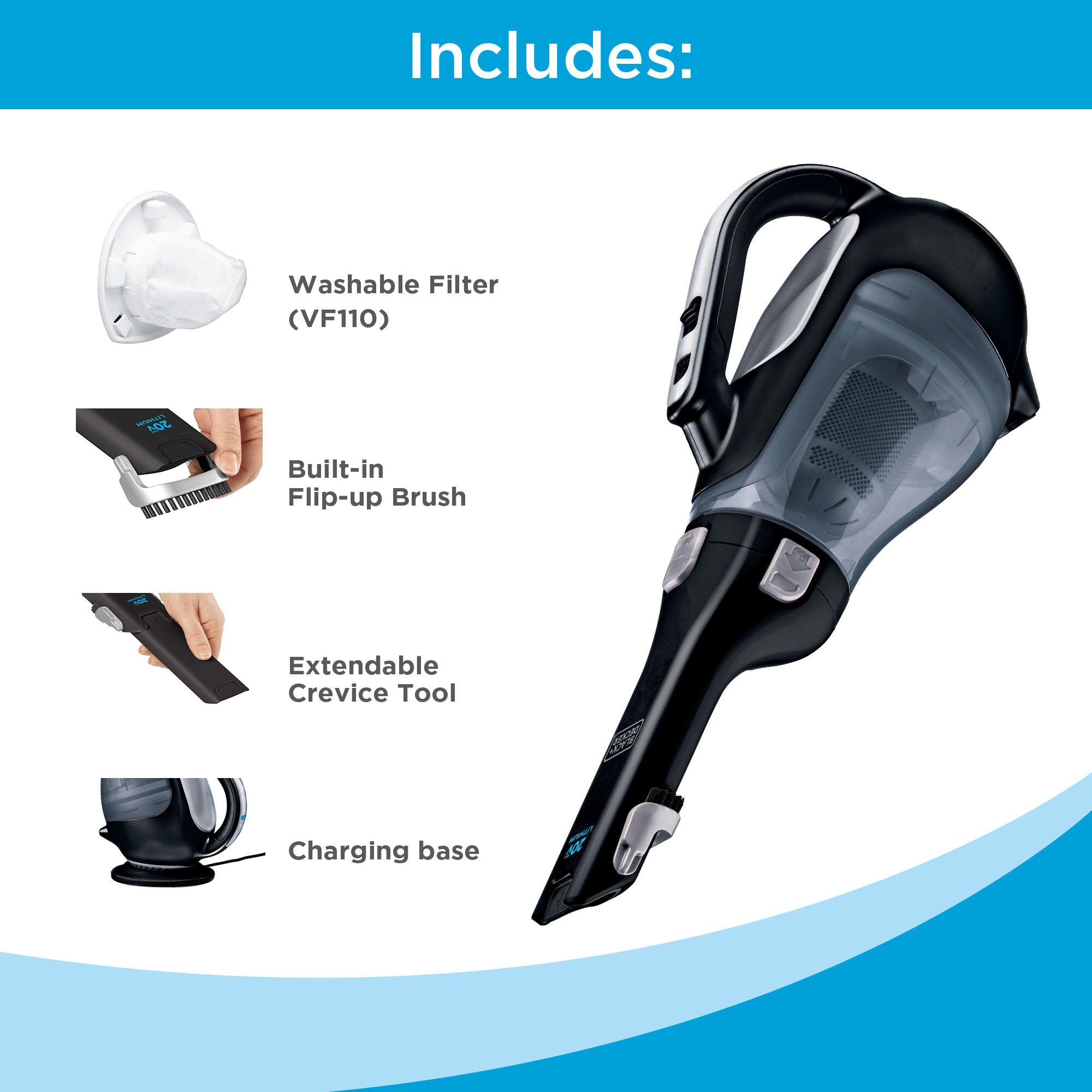 BLACK+DECKER BDH2000L Handheld-Vacuums - View #2