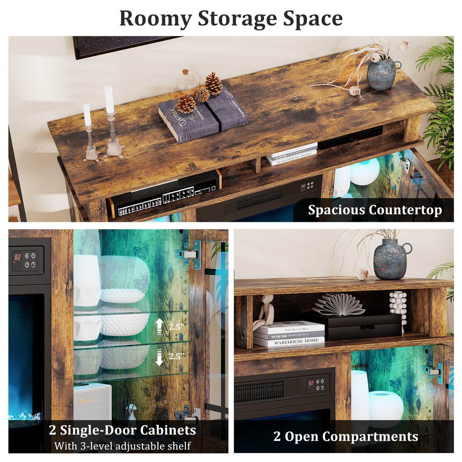 Costway CSHY002062 Electric-Fireplaces - View #9