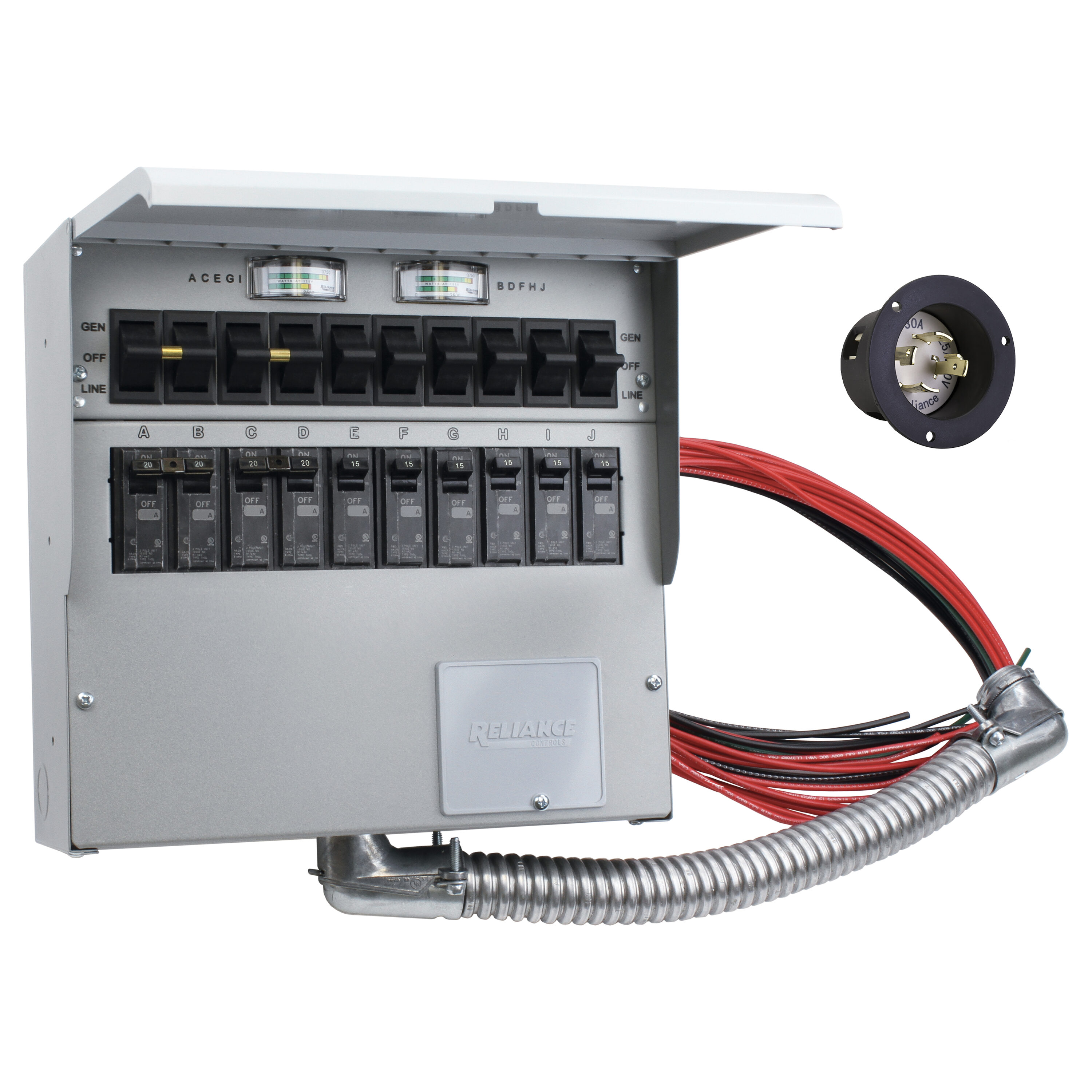 Reliance 30310A 30 -Amp ProTran2 Manual Transfer Switch