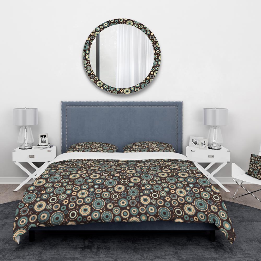 Designart BED19190-T 3-Piece Blue Twin Duvet Cover Set
