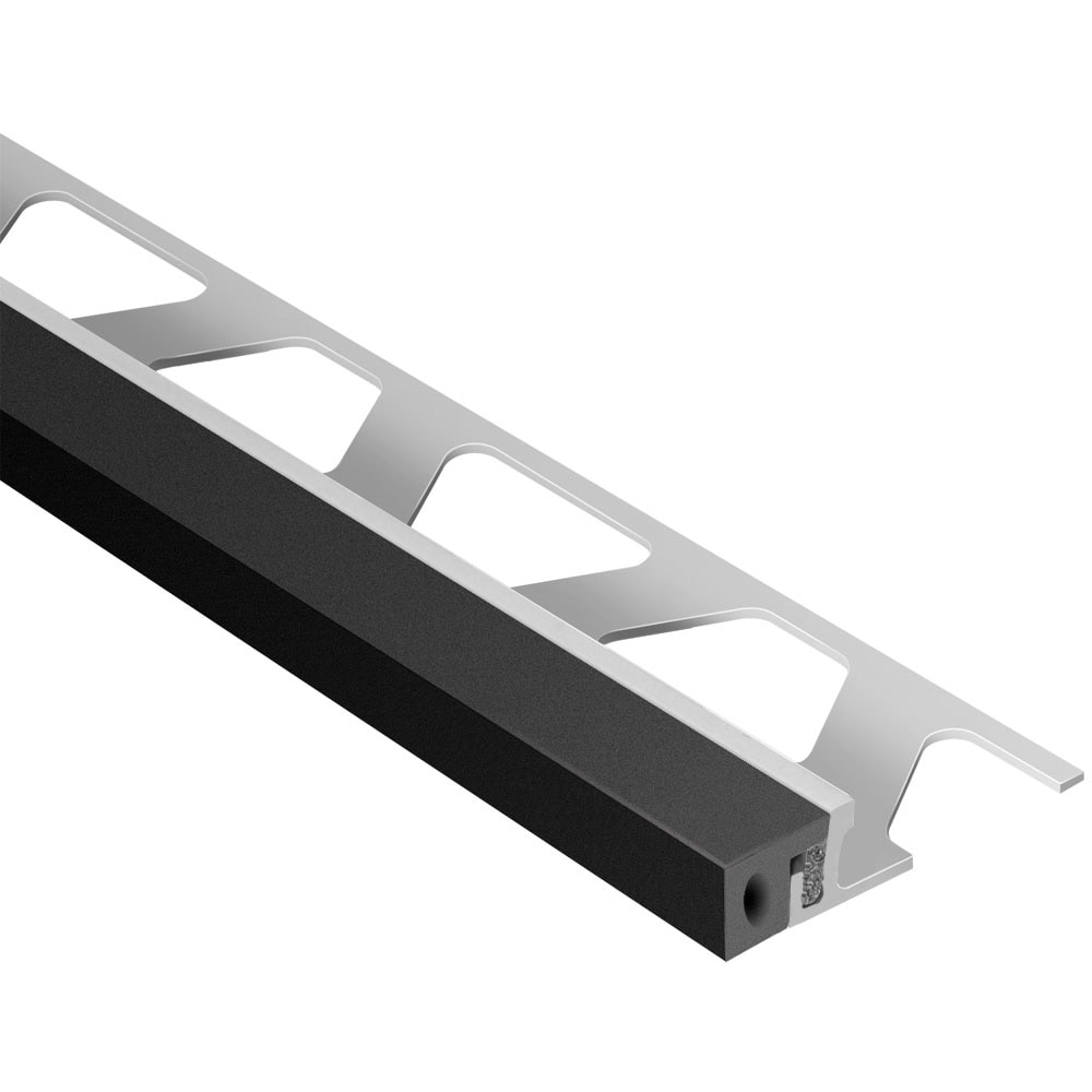 Schluter Systems AKSA80GS Dilex-KSA 0.313-in W x 98.5-in L Black Aluminum Tile Edge Trim