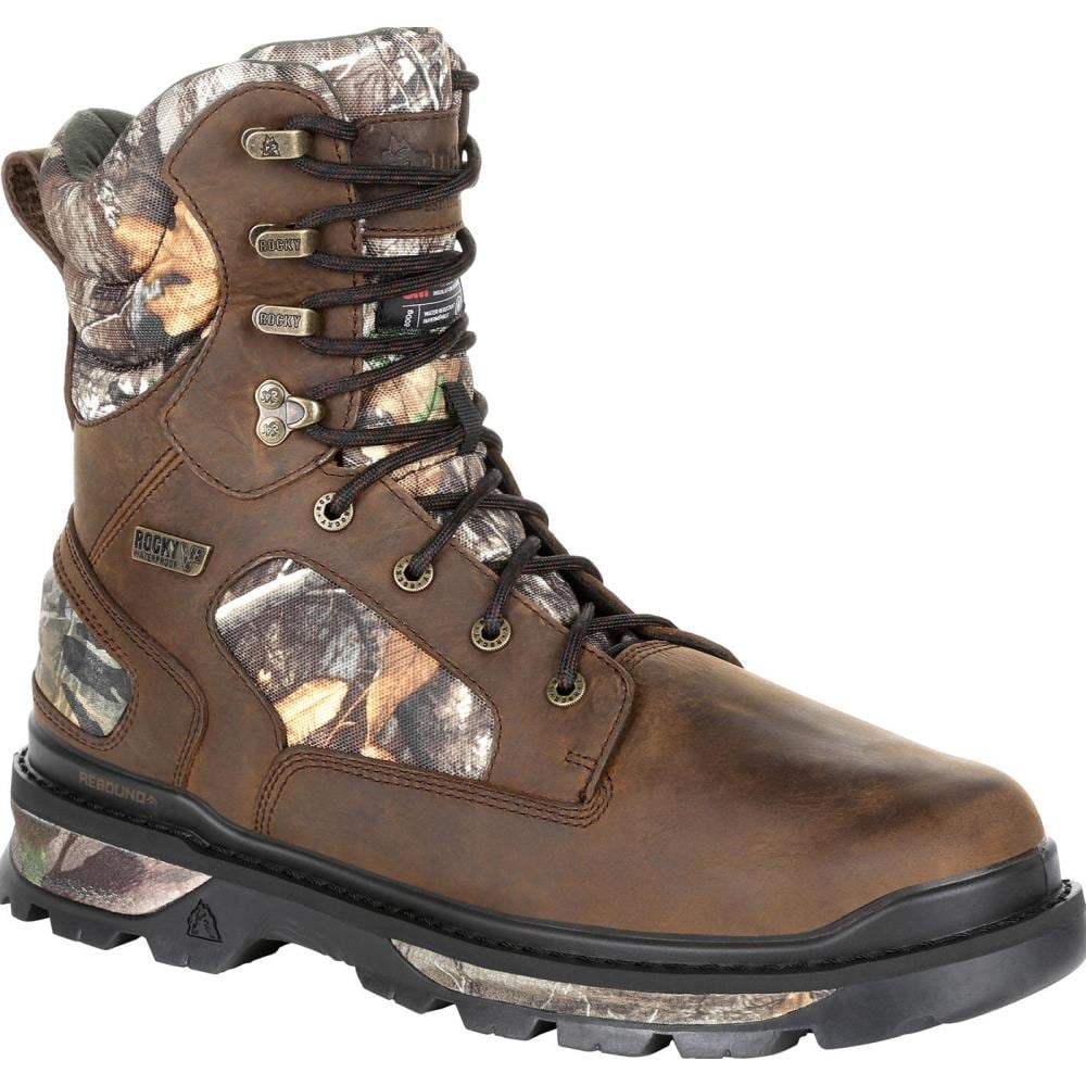 Rocky RKS0414  M  105 Men's Realtree Edge Waterproof Boots Size: 10.5 Medium