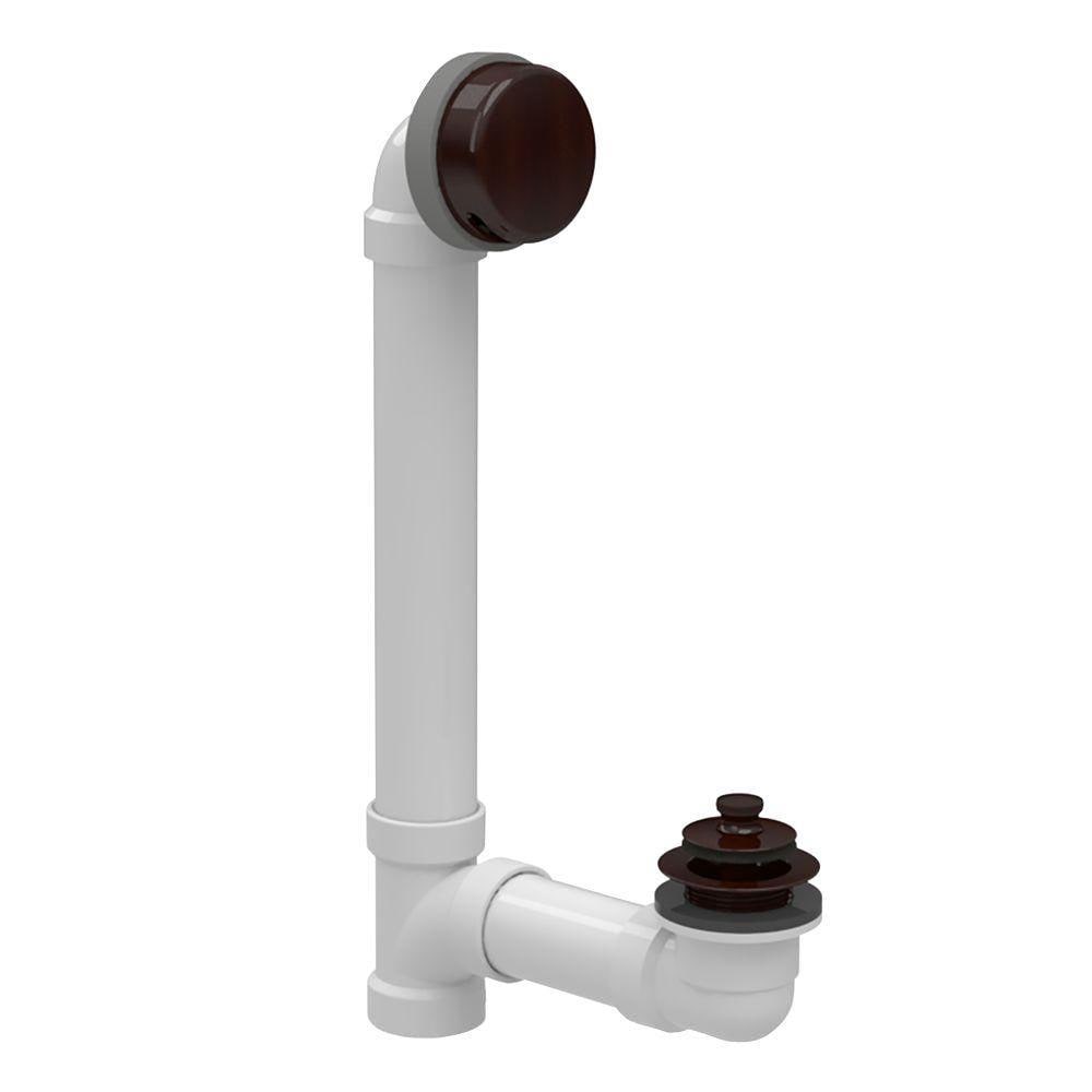 WATCO 900-PP-PVC-BZ 1-1/2-in Oil-rubbed bronze Innovator 900 Series Oil-rubbed bronze Roller ball Drain with PVC Pipe Included