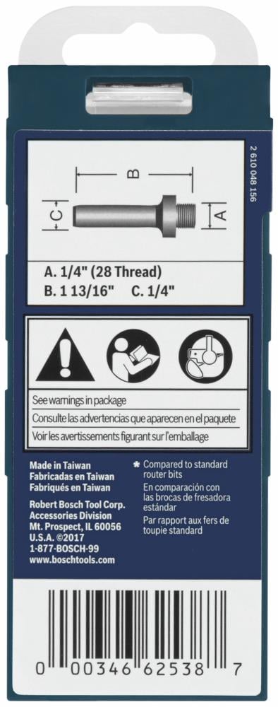 Bosch 82816MC Straight-Mortising-Router-Bits - View #3