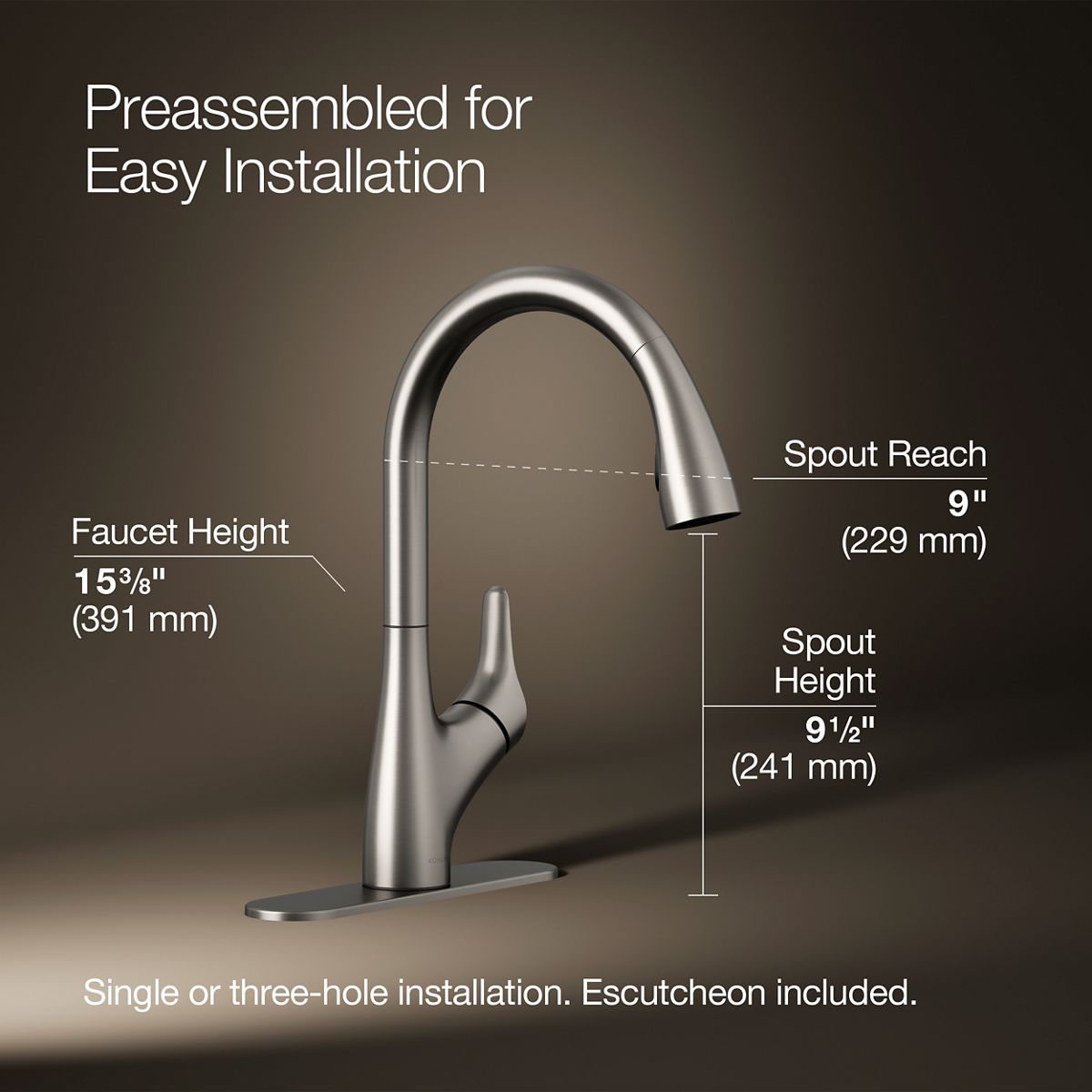 KOHLER 30469-VS Kitchen-Faucets - View #3