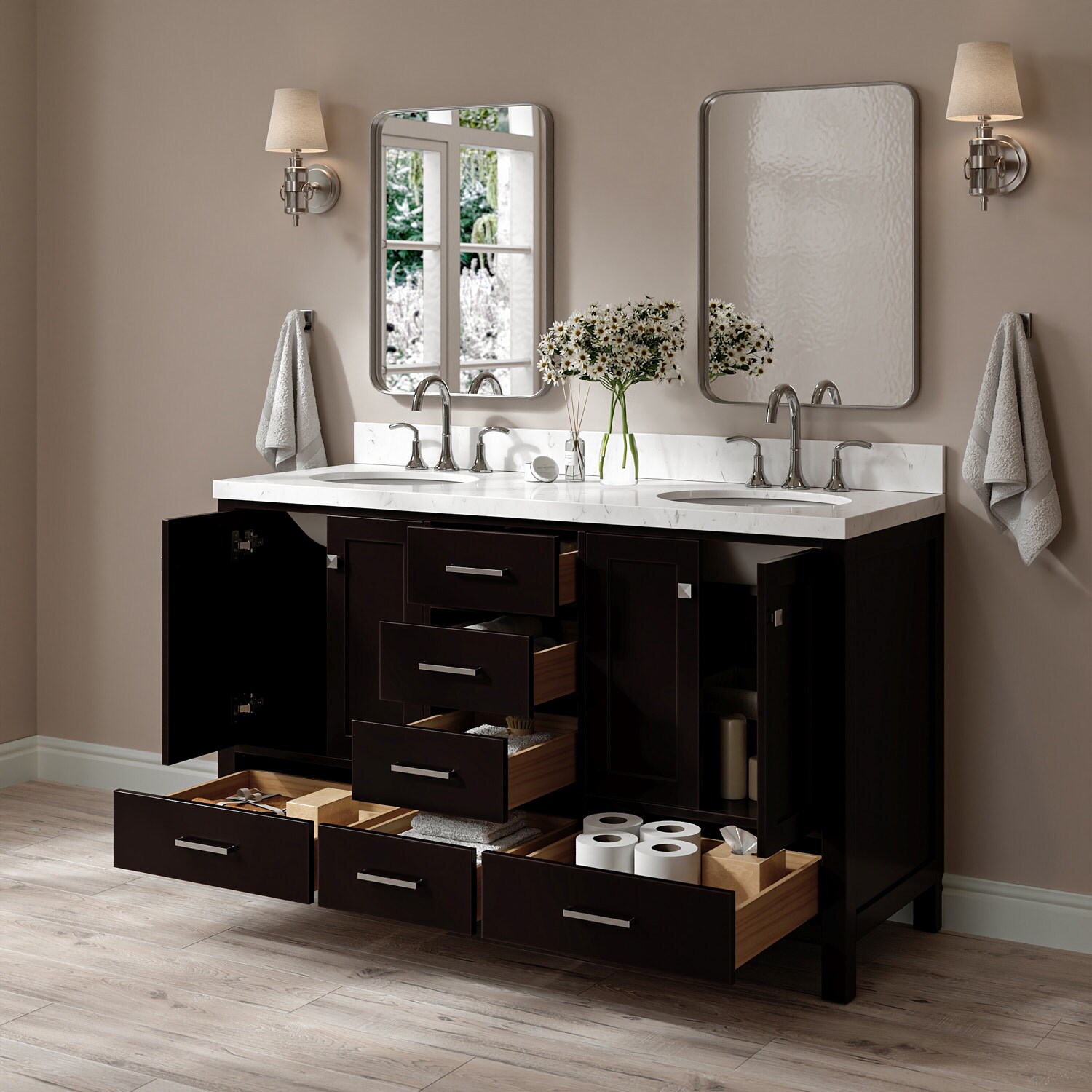 ARIEL A060DCQOVOESP Bath-Vanity-Combo - View #3