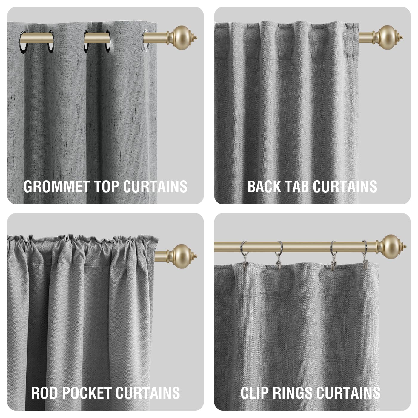 KIWDZFU LKI0821A146 Curtain-Rods - View #5