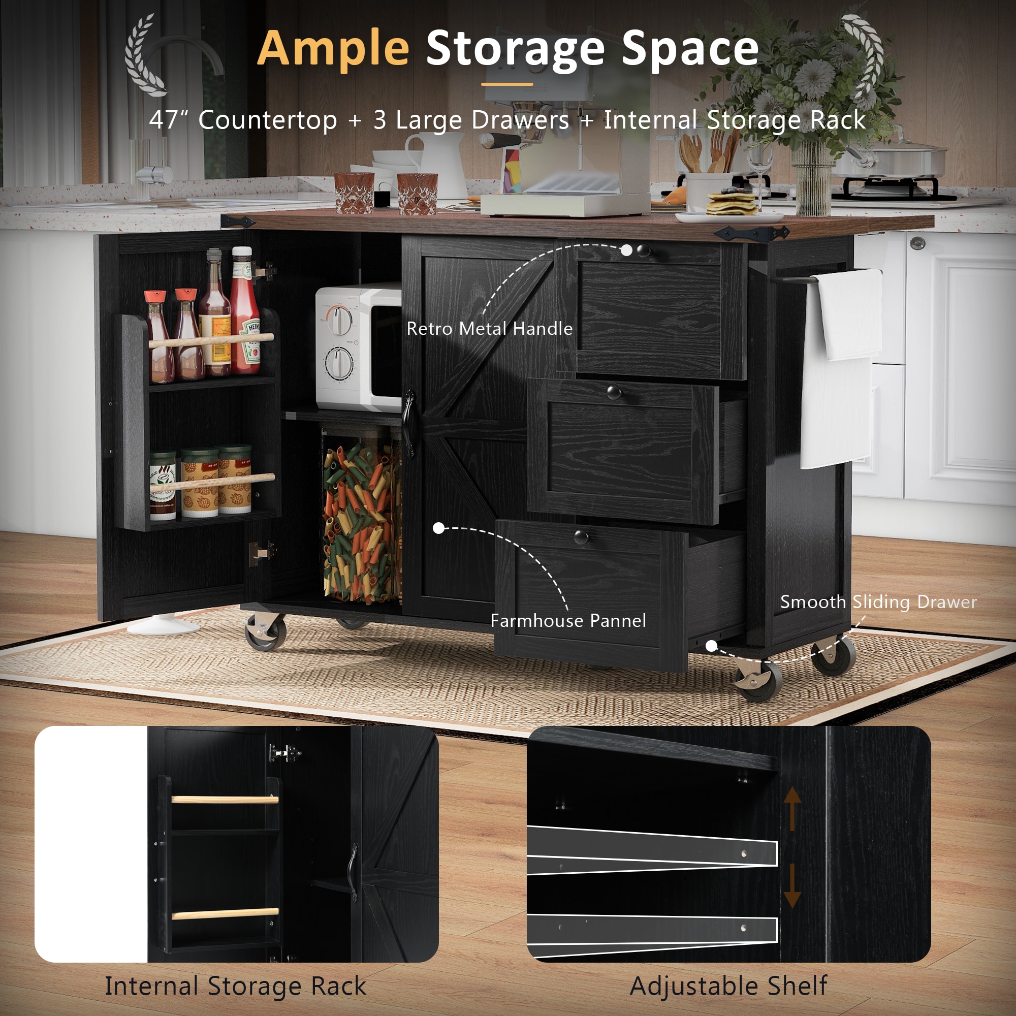 Misty Moon FXLW0403-DT0784 Kitchen-Furniture - View #4